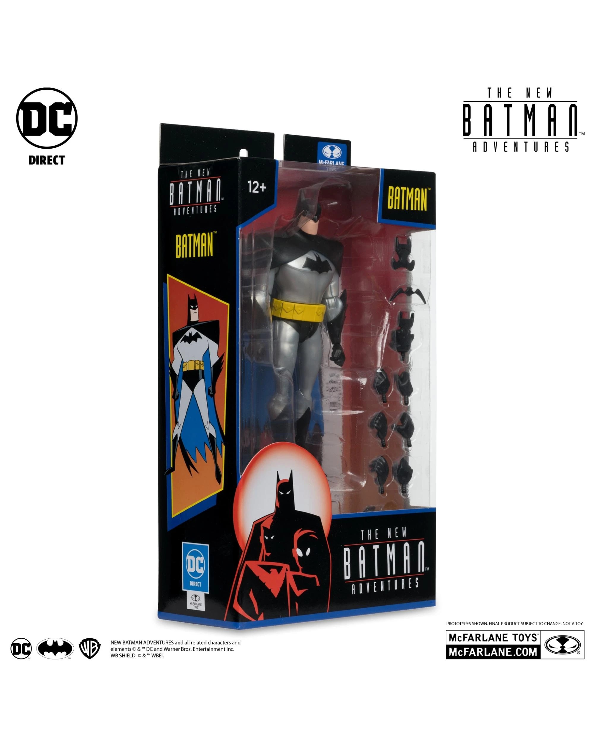 2 DC Direct The New Batman Adventures Batman 6 inch Action Figure - Silver, 2 of 10