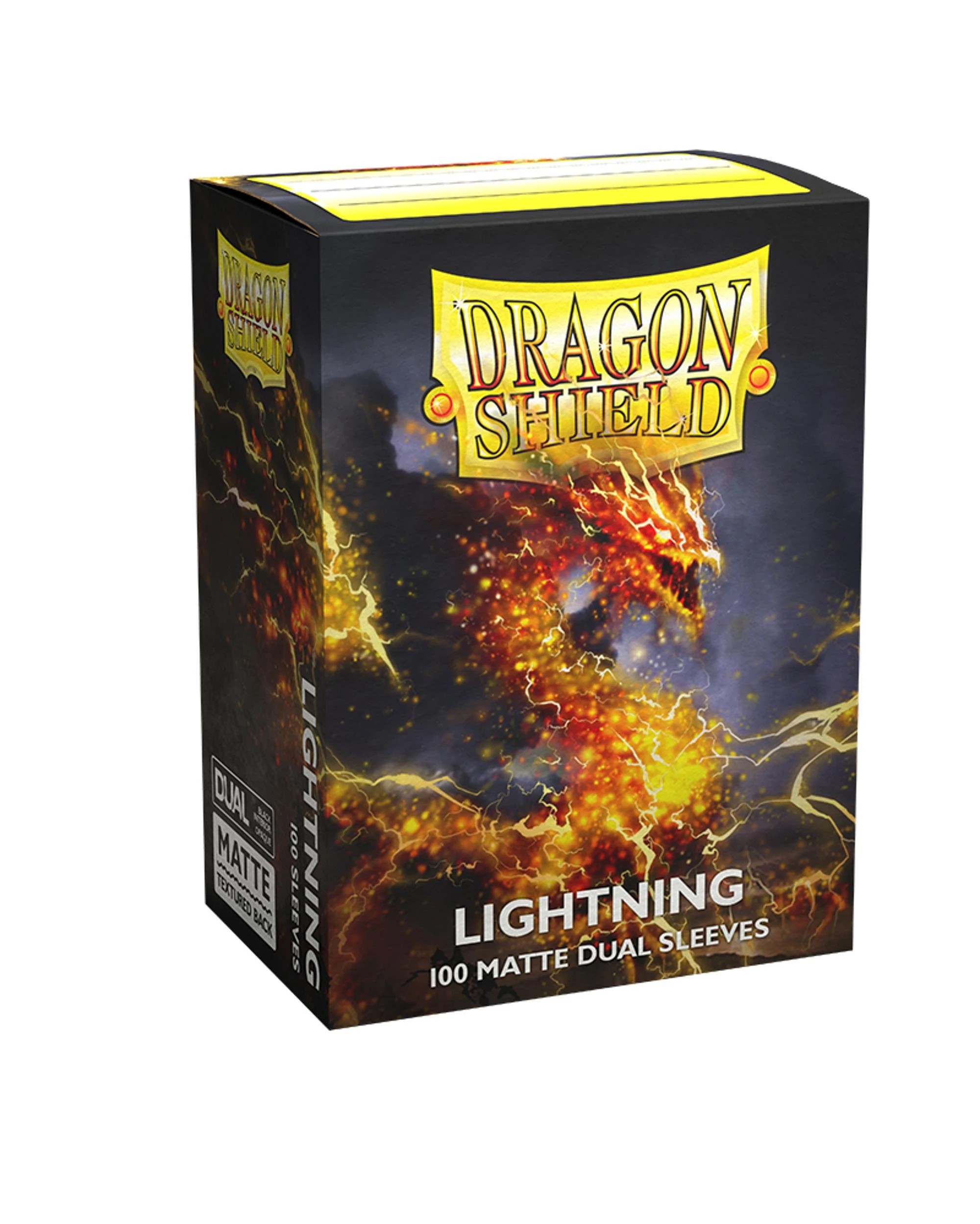 1 Arcane Tinmen Aps Dragon Shield Matte Lightning Yellow Sleeves 100 Pack, 1 of 2
