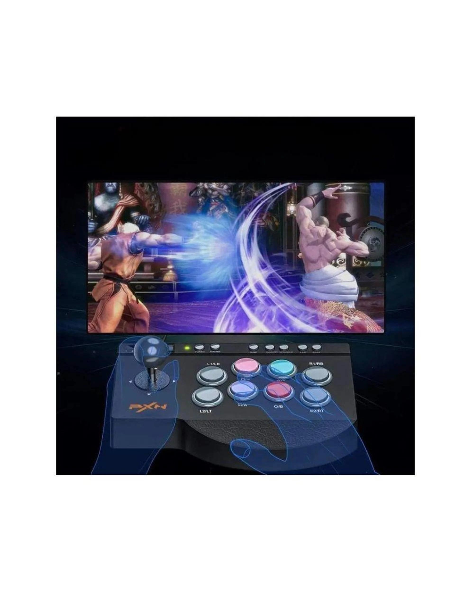 3 Multi-Platform Arcade Fight Stick Switch 1 2 PS4 Xbox Series X S PC Turbo Macro Mode Joystick Switch, 3 of 3