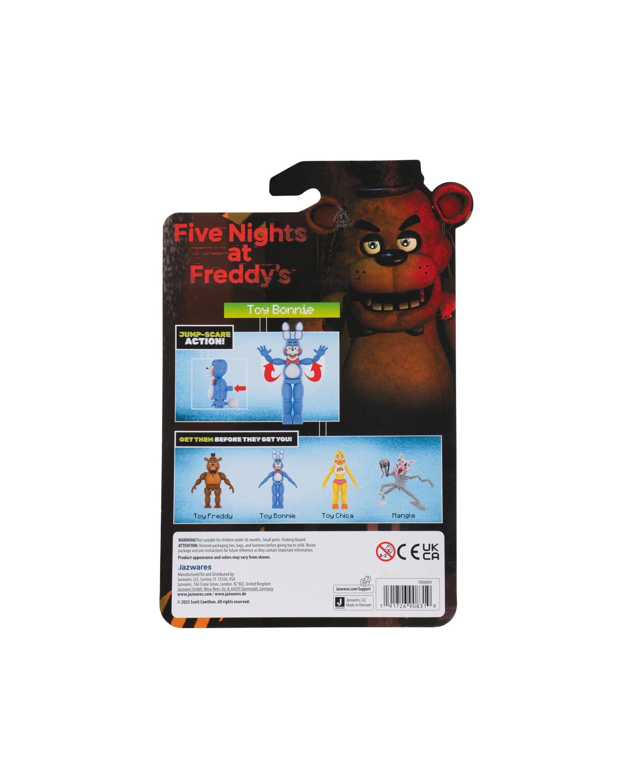 6 Five Nights at Freddy's Toy Bonnie 5 inch Action Figure, 6 of 6