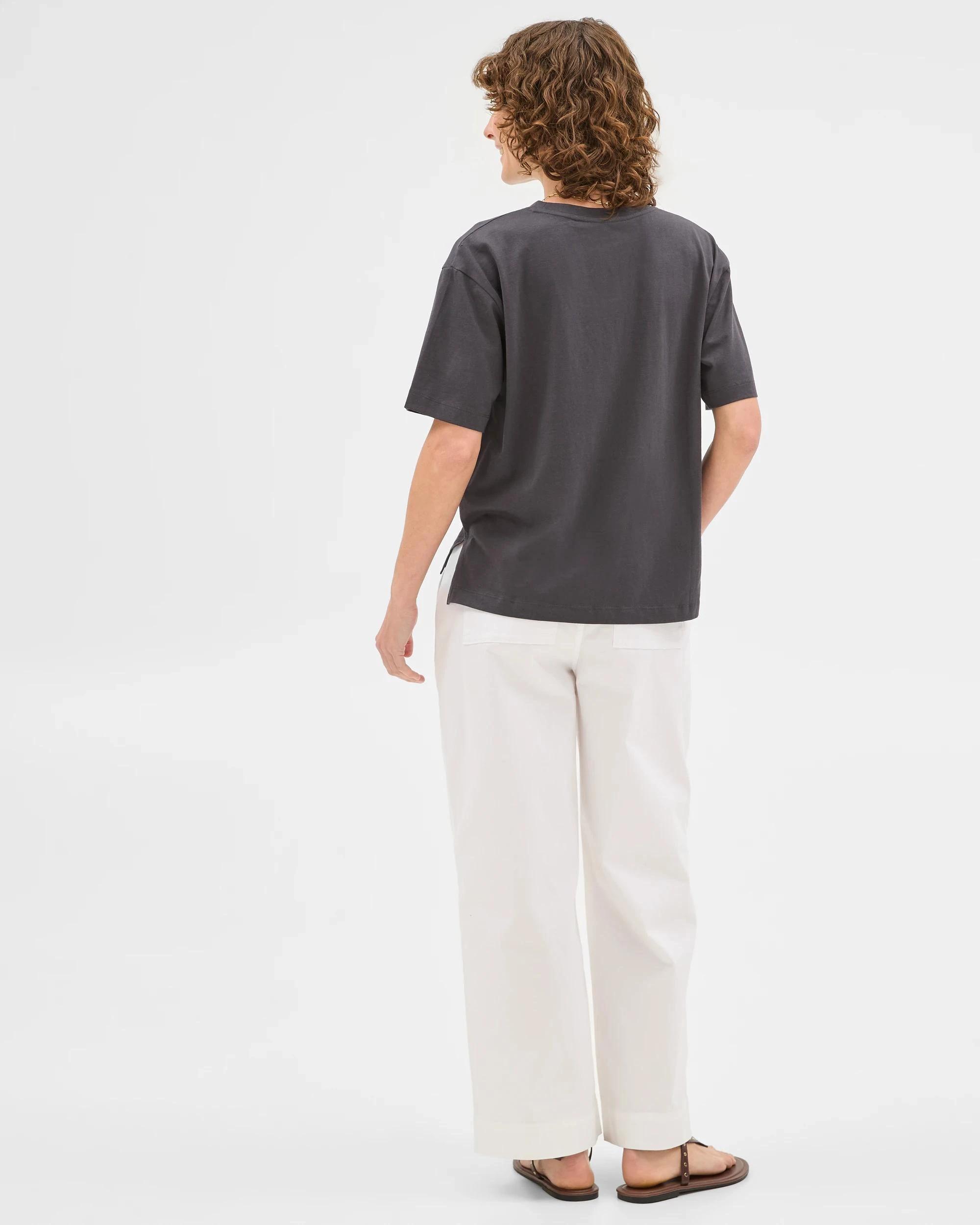 6 Target Australian Cotton Step Hem Boxy Crop T-Shirt PHANTOM LEOPARD, 6 of 6