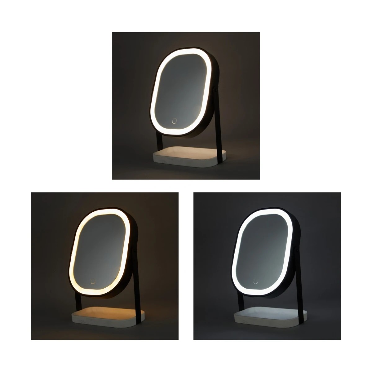 9 Oblong Marble Look Mirror, 9 of 10