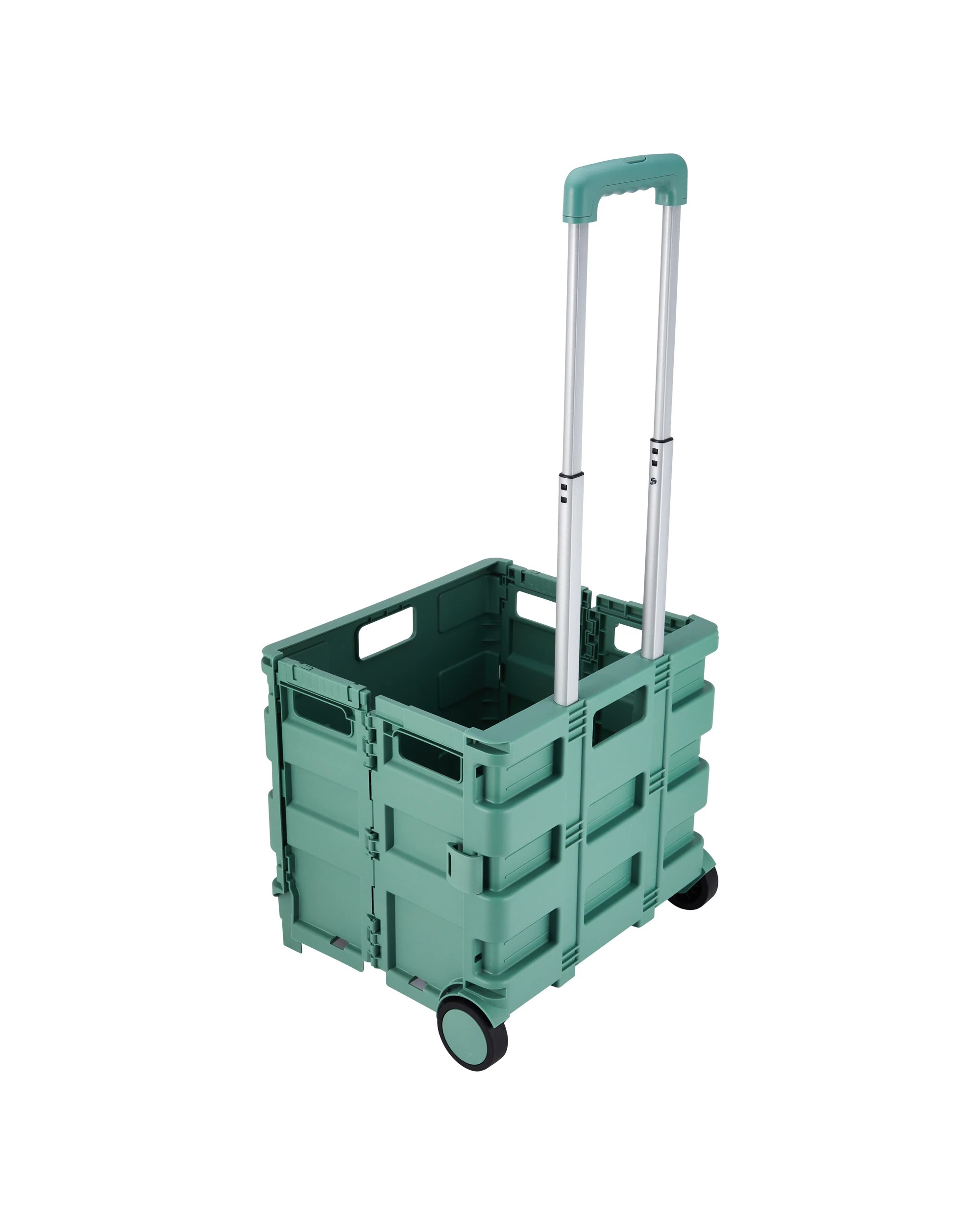 1 Collapsible Trolley Box - Green, 1 of 10
