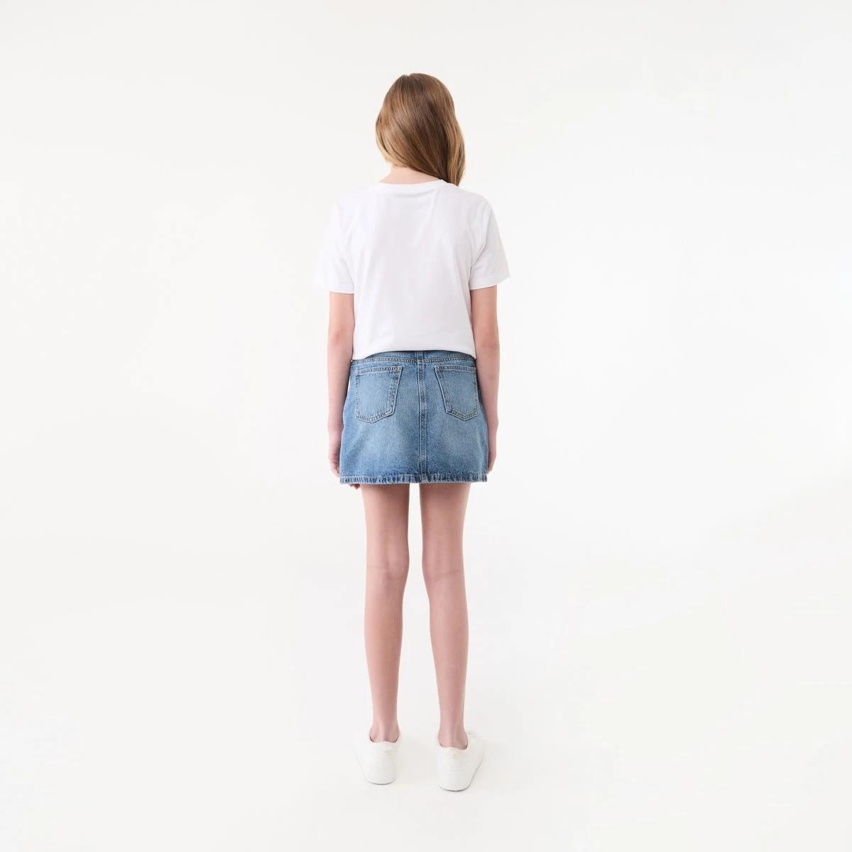 6 Denim Skirt LIGHT WASH, 6 of 6
