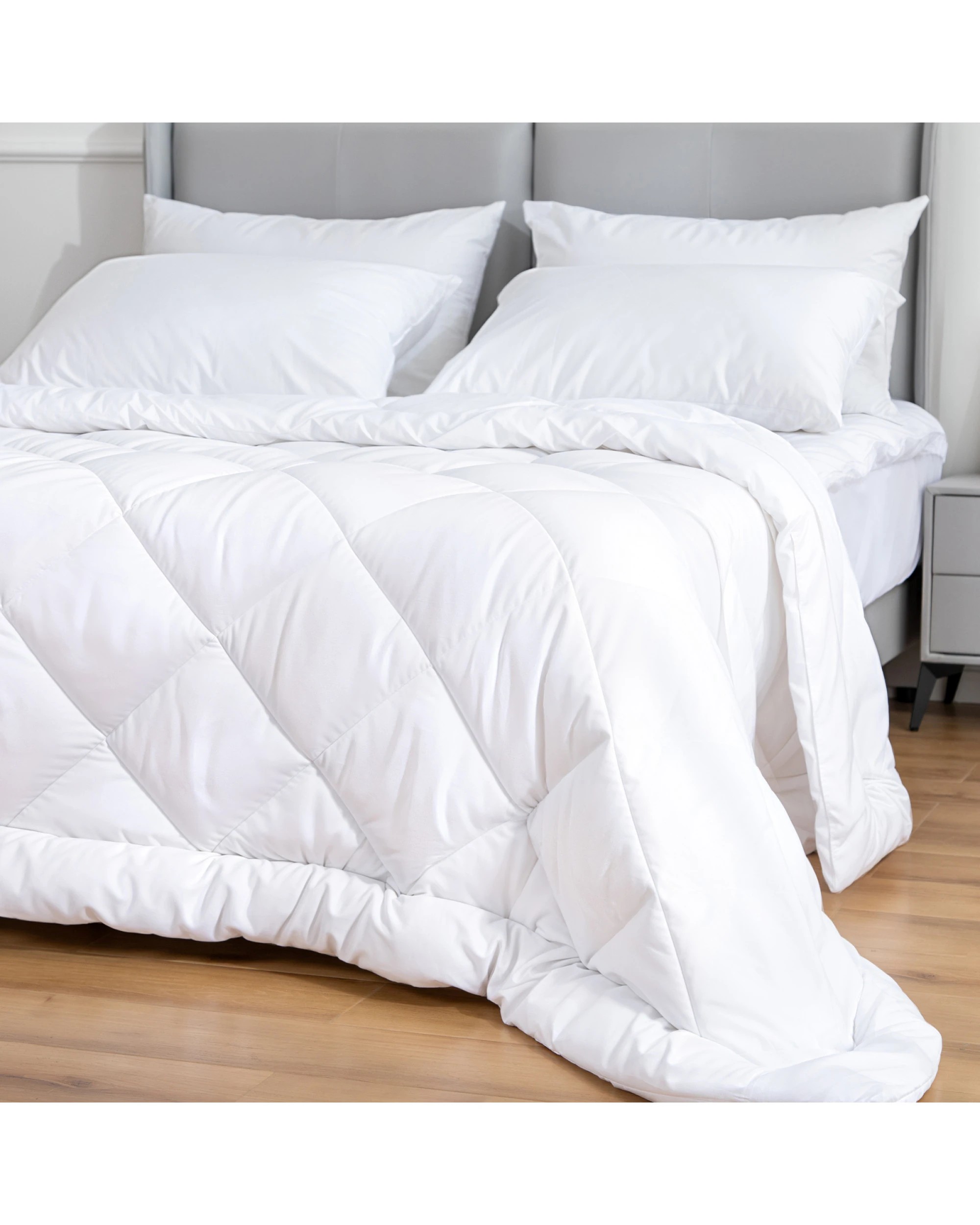 6 Hacienda Microfiber/Bamboo Blend, Hypoallergenic & Antibacterial Quilt - Double, 6 of 7