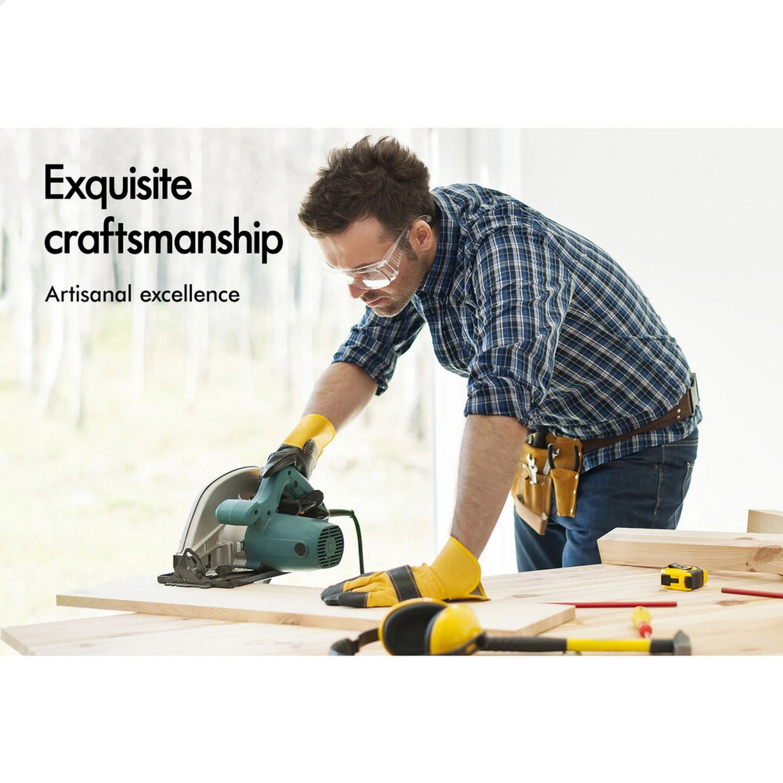 7 Alfordson Bed Frame Wooden Single Timber Teepee House Base Platform Thomas - Natural, 7 of 10