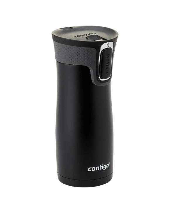 Contigo West Loop Autoseal Mug 473ml Vacuum Insulated Leakproof Spillproof - Black