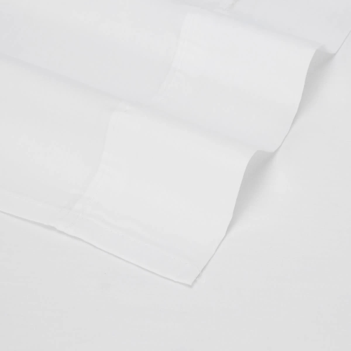 4 180 Thread Count Sheet Set - King Single Bed, White, 4 of 7