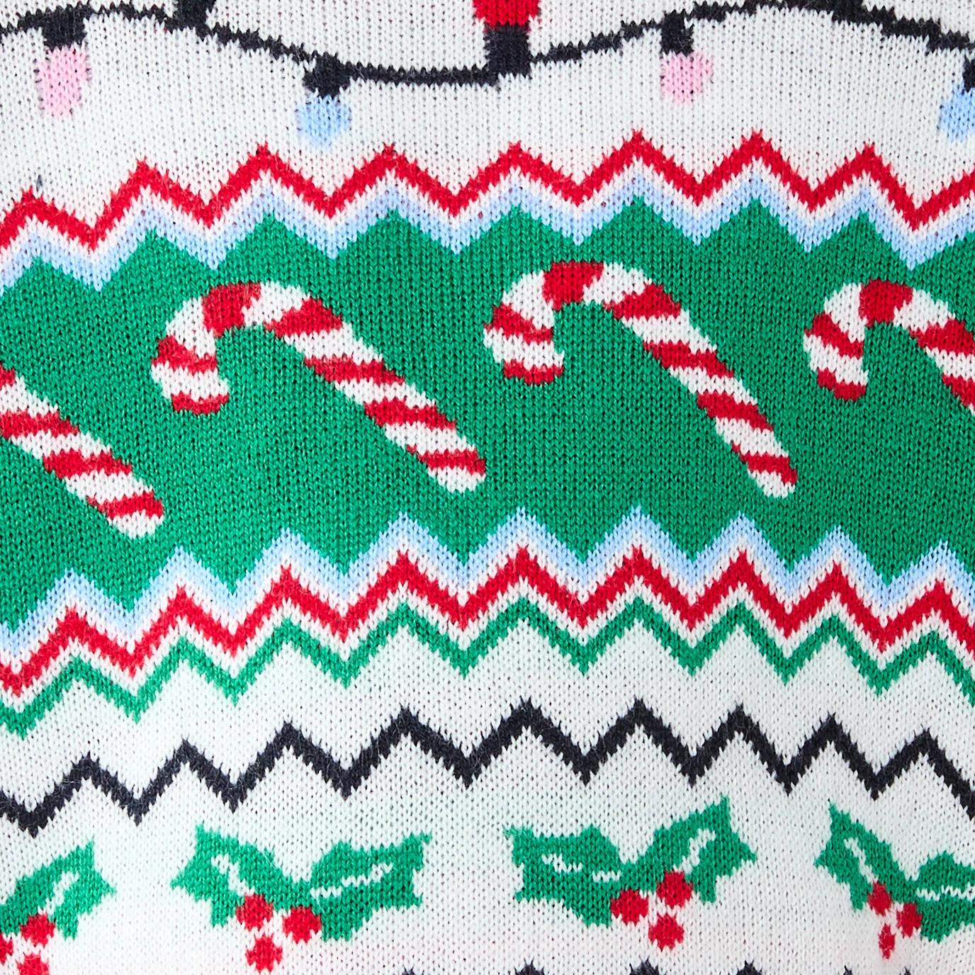 5 Christmas Knit Jumper Red Yoke, 5 of 7