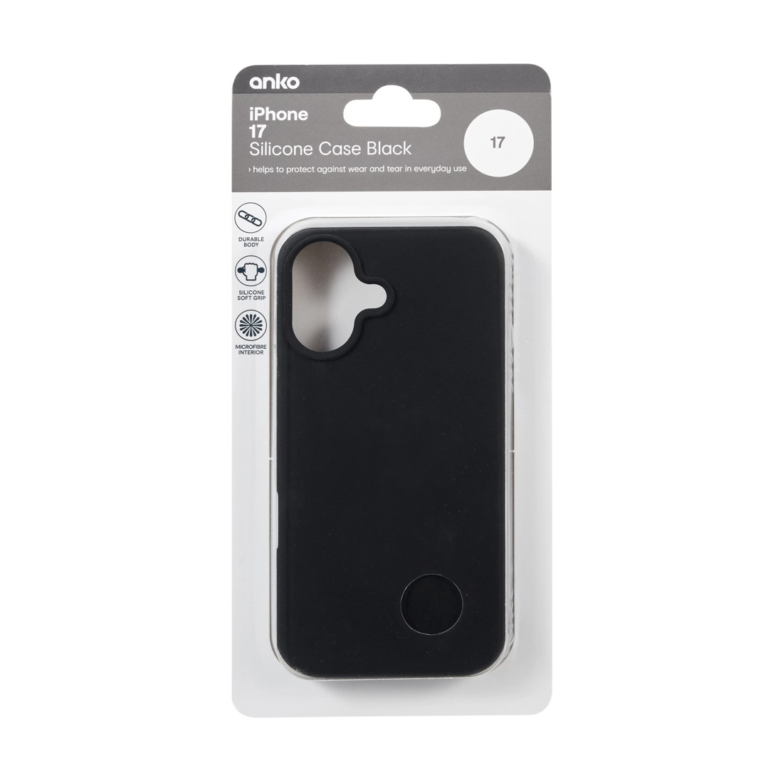 5 iPhone 17 Silicone Case - Black, 5 of 6