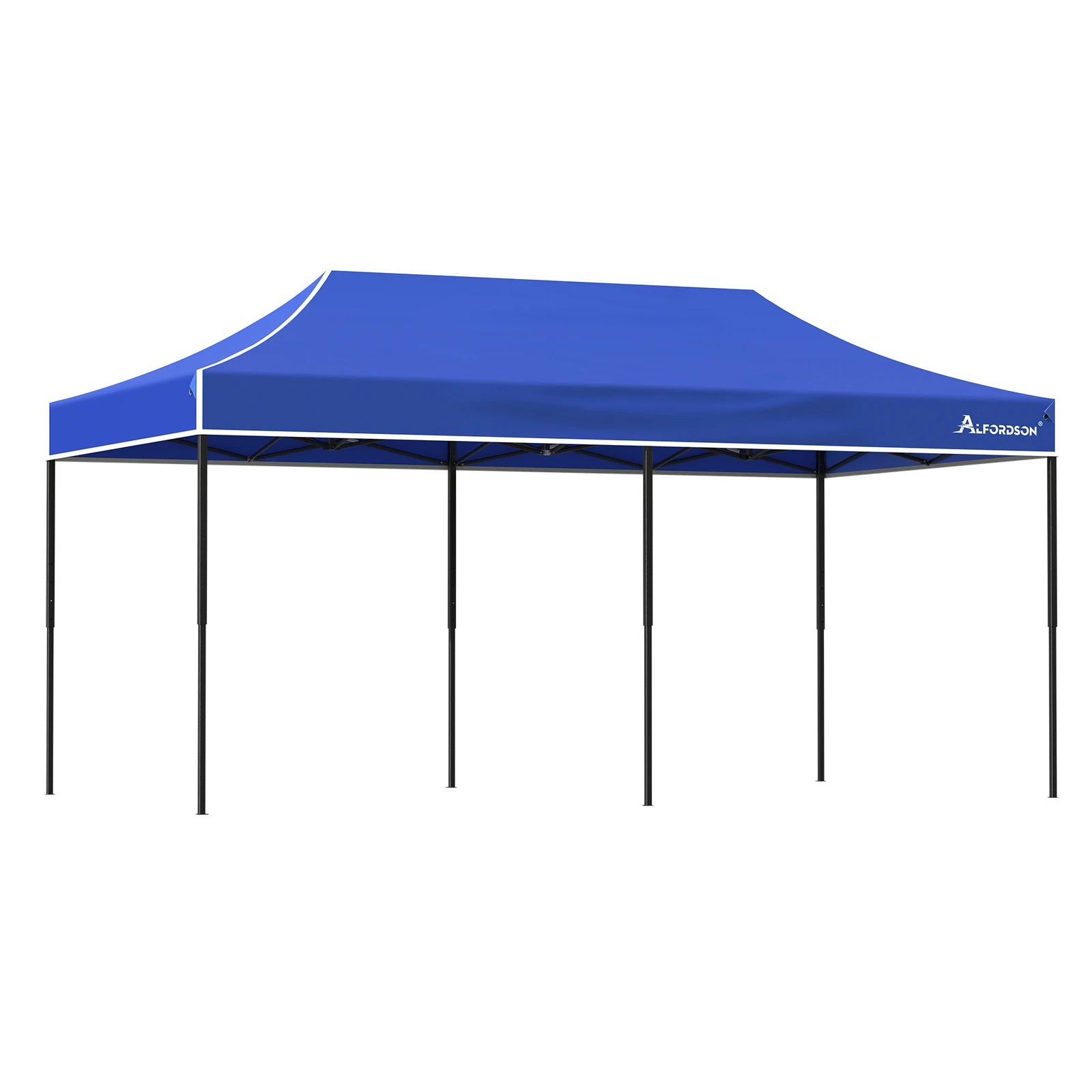 1 Alfordson Gazebo 6x3m Pop Up Marquee 600D Oxford Folding Outdoor Tent - Blue, 1 of 10