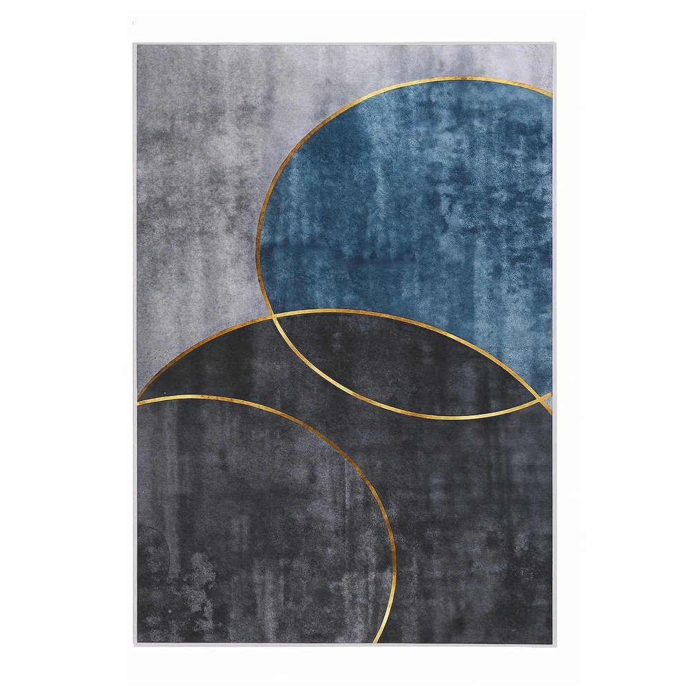 1 Artiss Washable Floor Rug 240X340cm Large Geometric Area Rug Modern Floor - Multi, 1 of 9