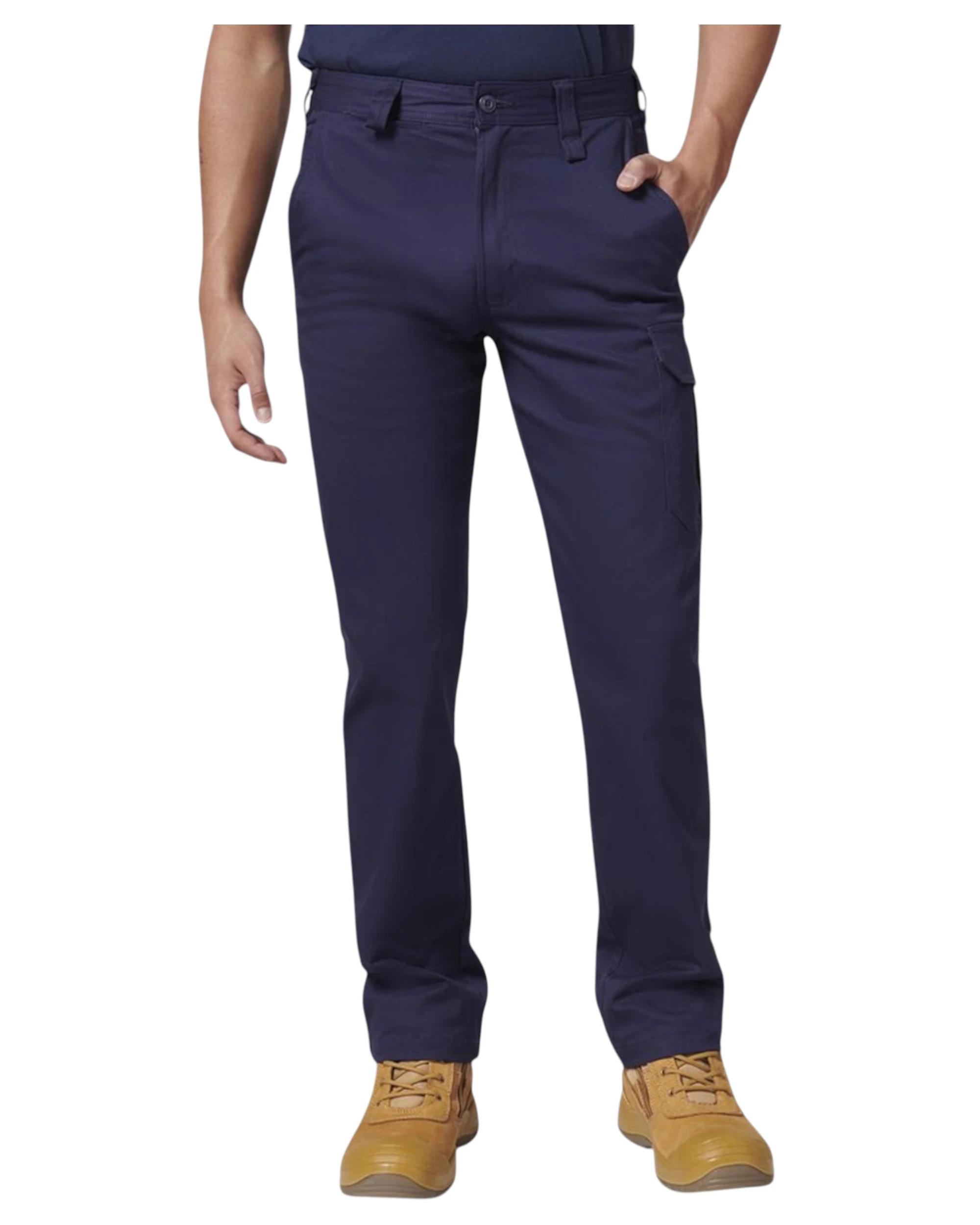 3 Hard Yakka 2 Pack Mens Core Basic Stretch Cargo Pant NAVY, 3 of 7