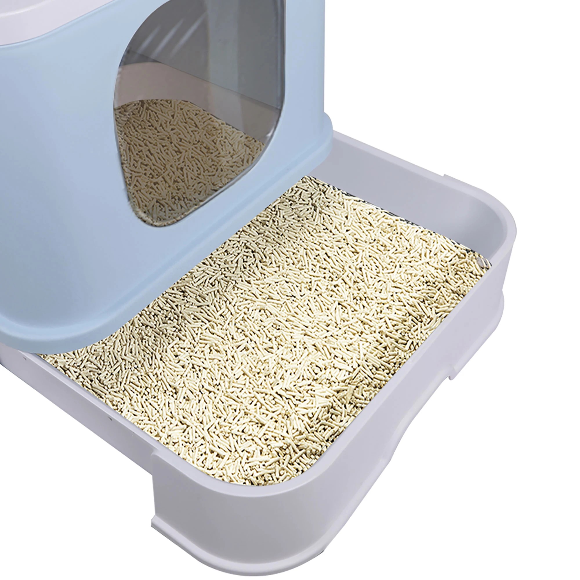 3 Pawz Cat Litter Box - Blue, 3 of 5
