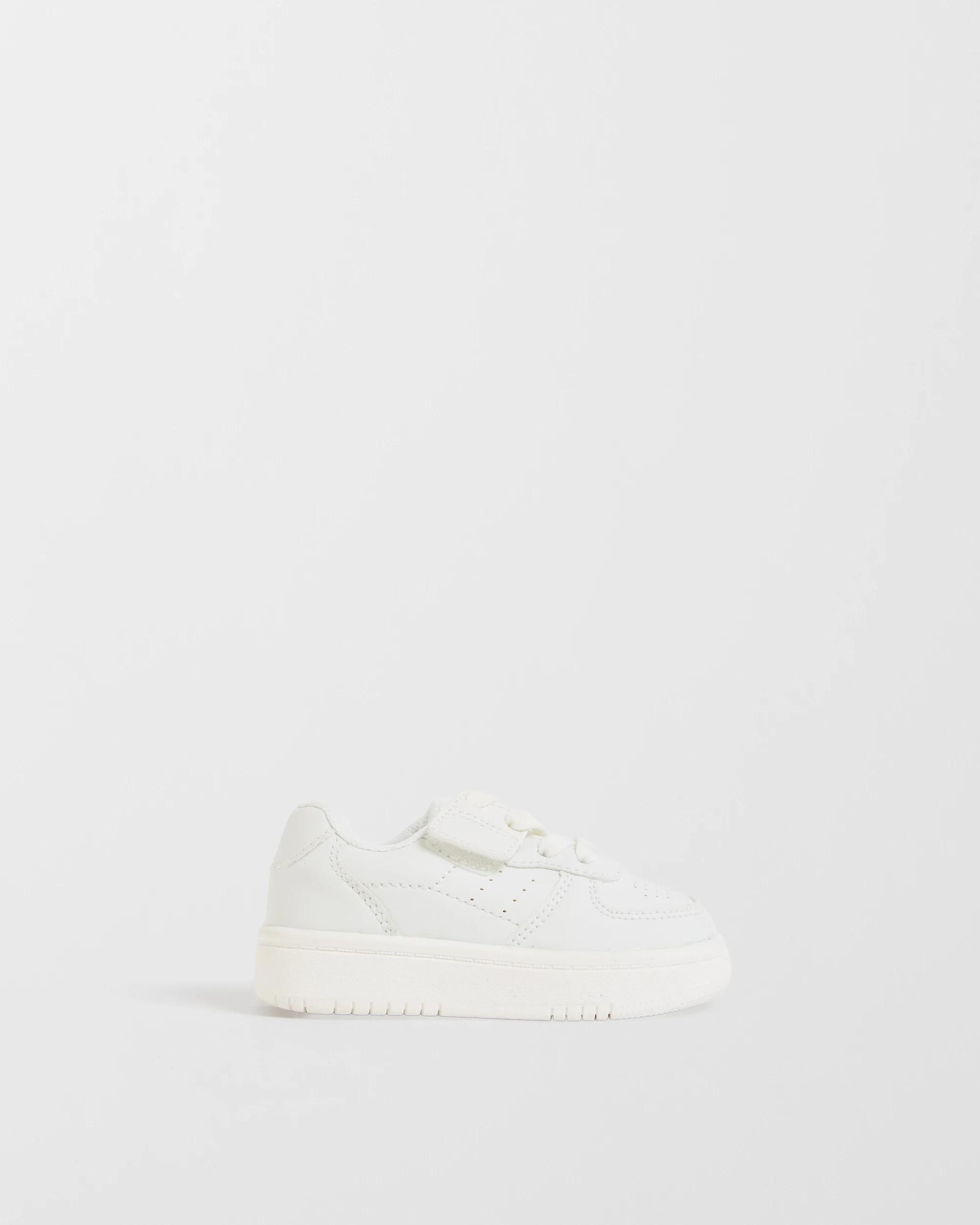 1 Target Baby First Walker Key Sneakers WHITE, 1 of 3