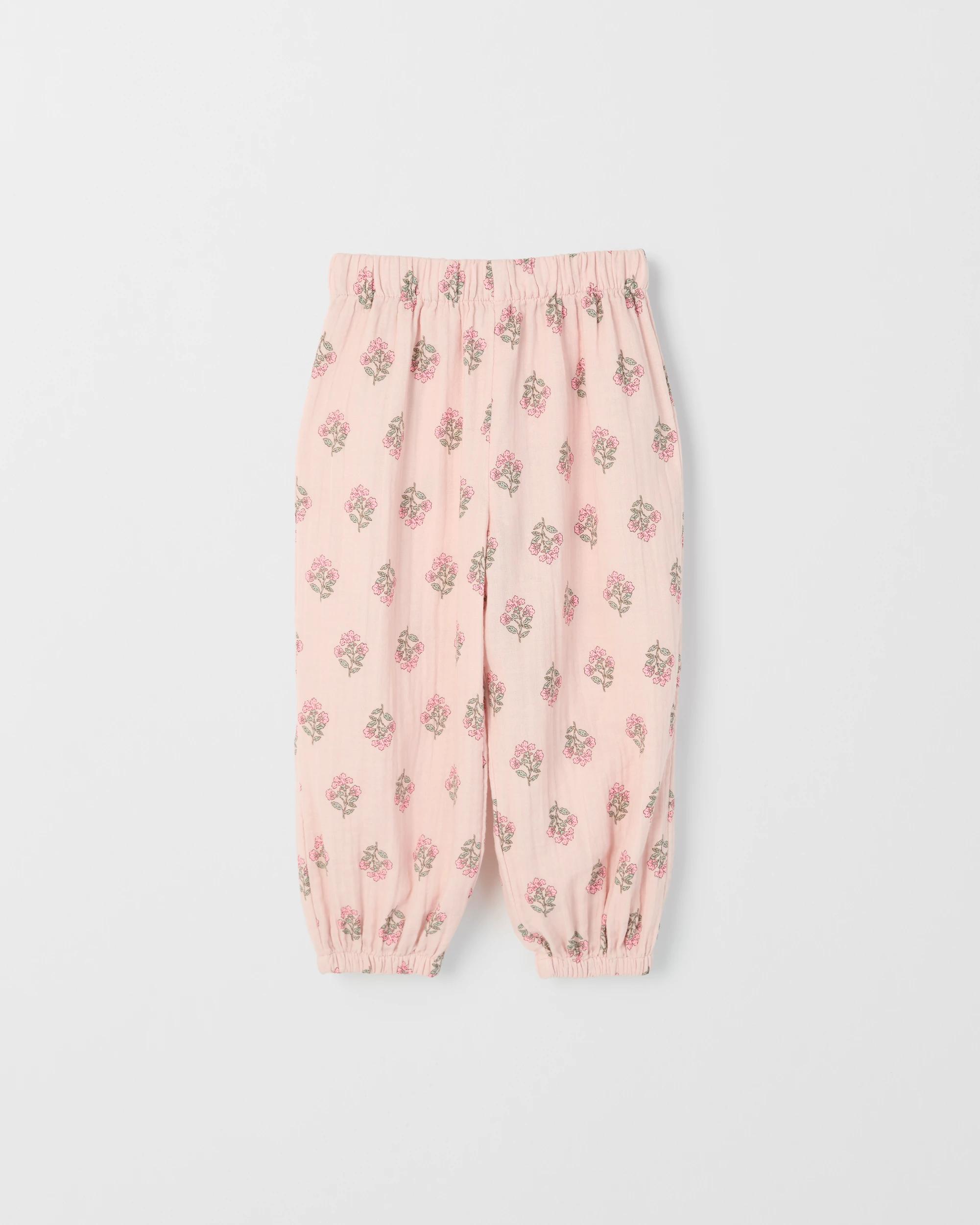 1 Target Kids Balloon Textured Pants PINK STAMP, 1 of 2