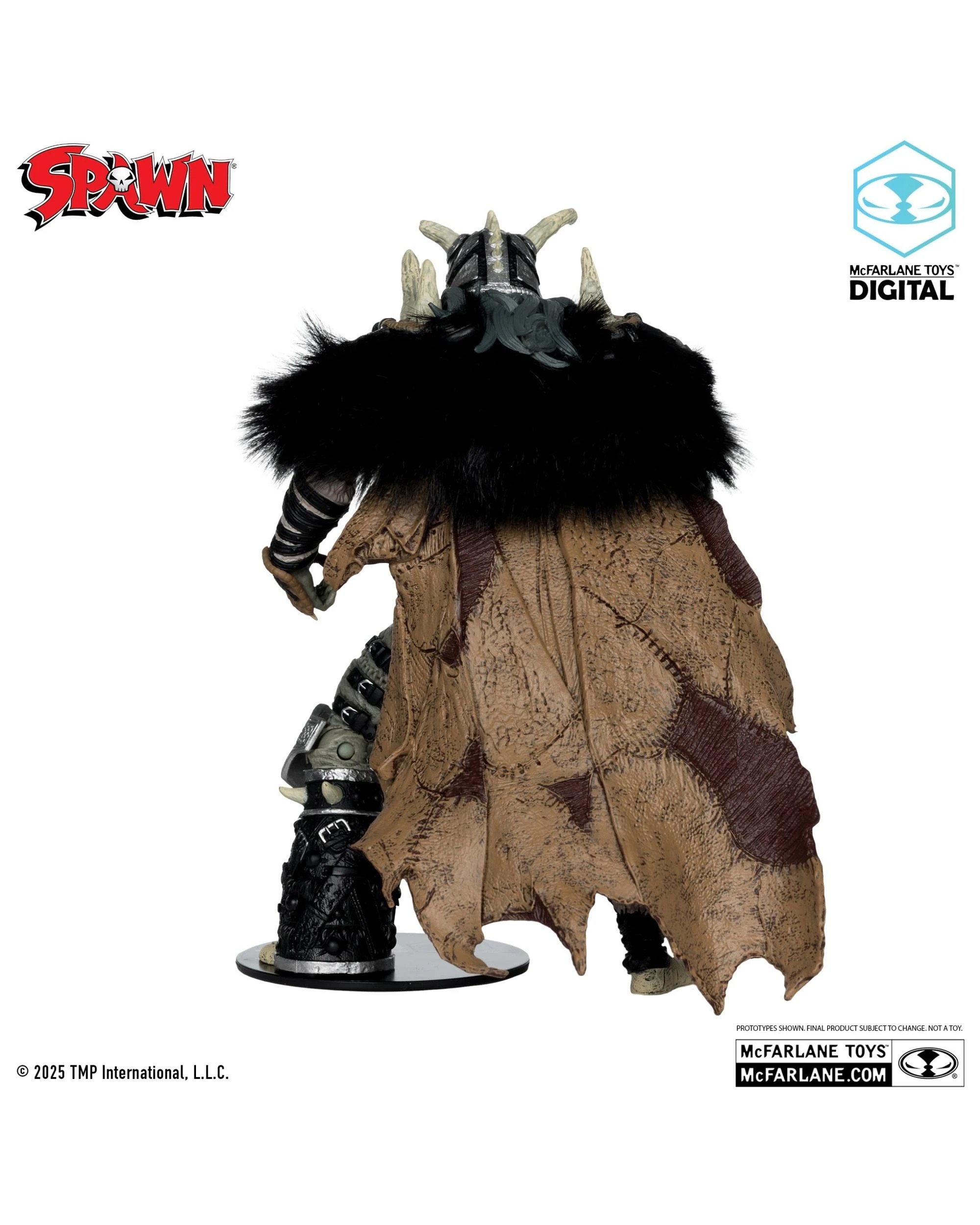 6 Mcfarlane Digital Gold Label Spawn the Dark Ages Bloodaxe with Horse 7 inch Figure 2 Pack with Digital Collectable, 6 of 10