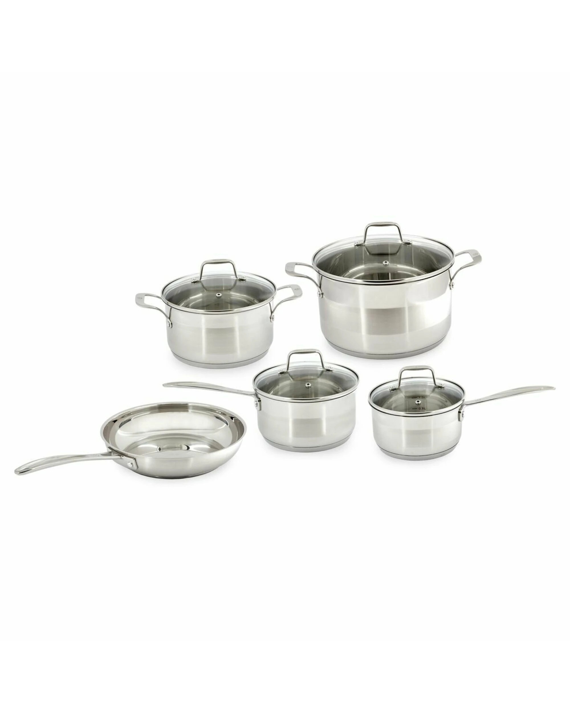 1 Westinghouse Five Piece Stainless Steel Set, 1 of 8