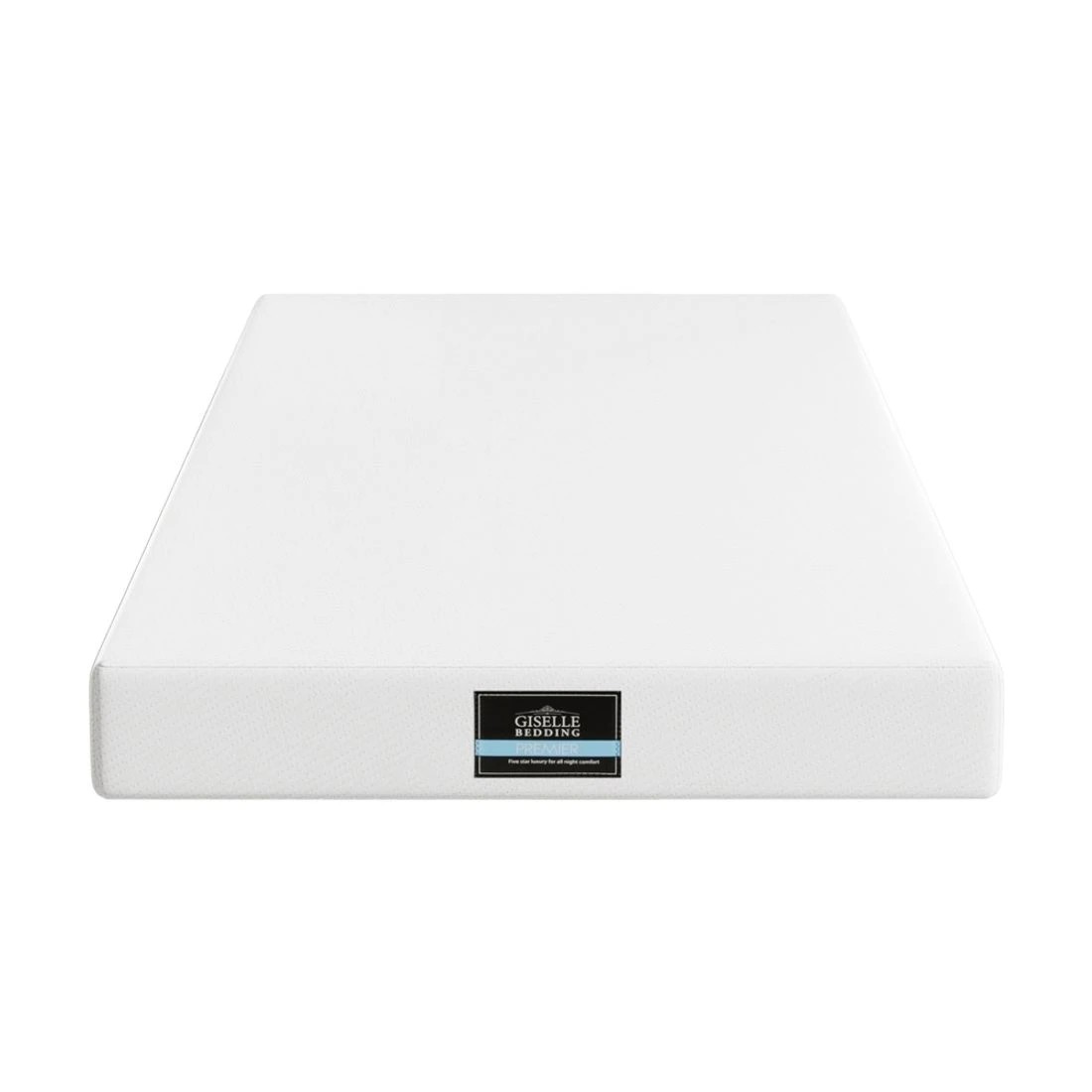 4 Giselle 20cm Memory Foam Mattress Green Tea Single - Single Bed - White, 4 of 5