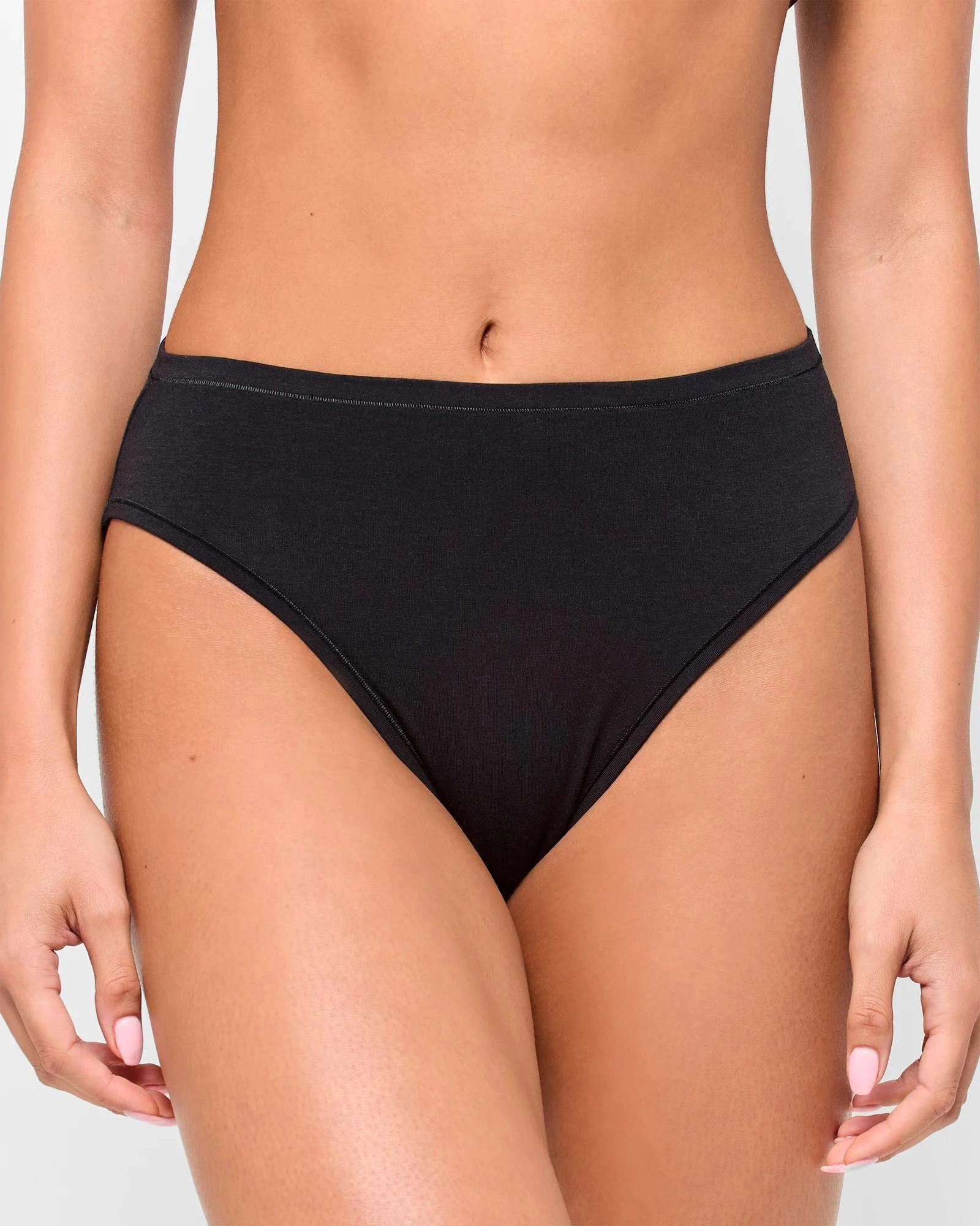 2 Target 2 Pack Bamboo High Cut Briefs BLACK, 2 of 8