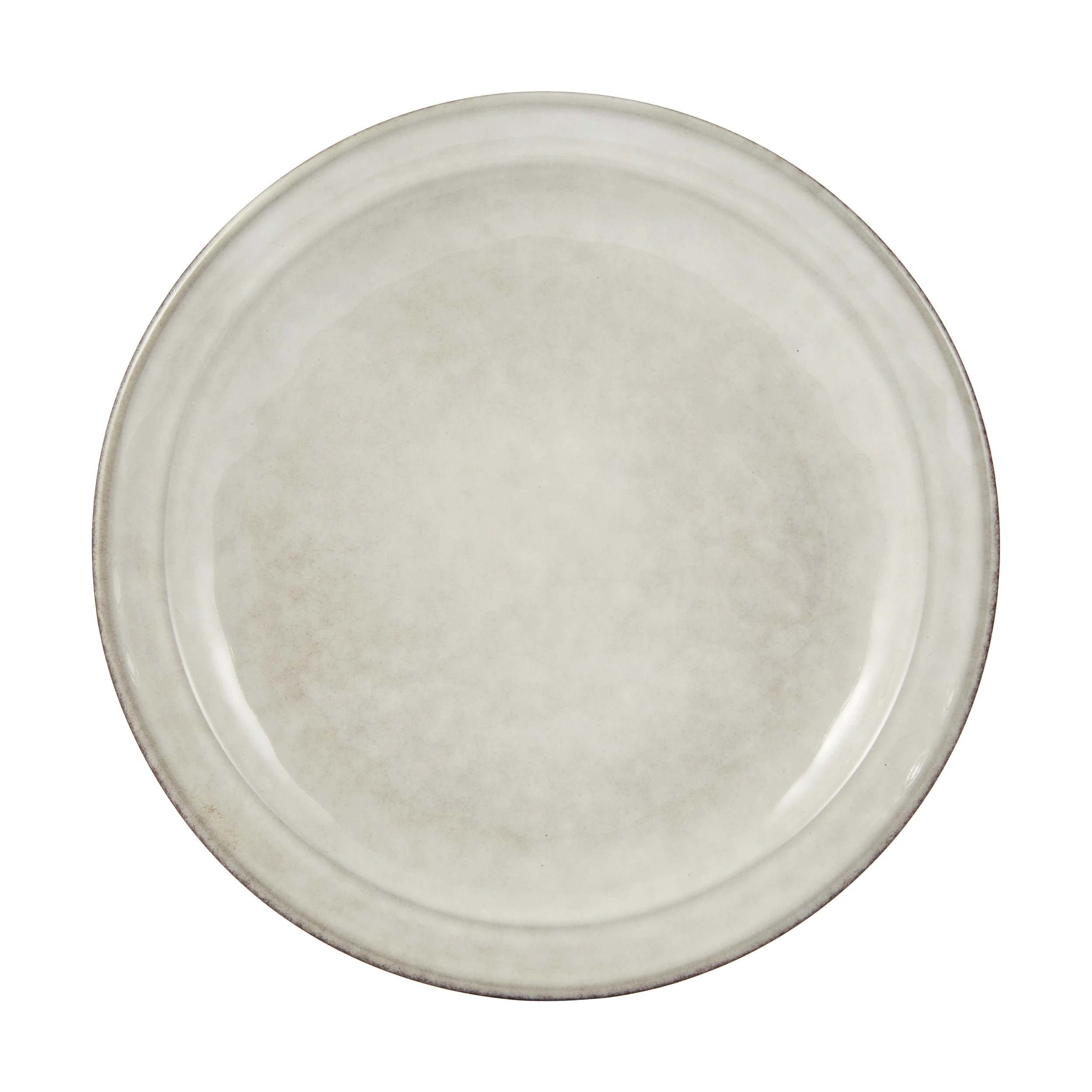 3 Grey Rim Dinner Plate, 3 of 4