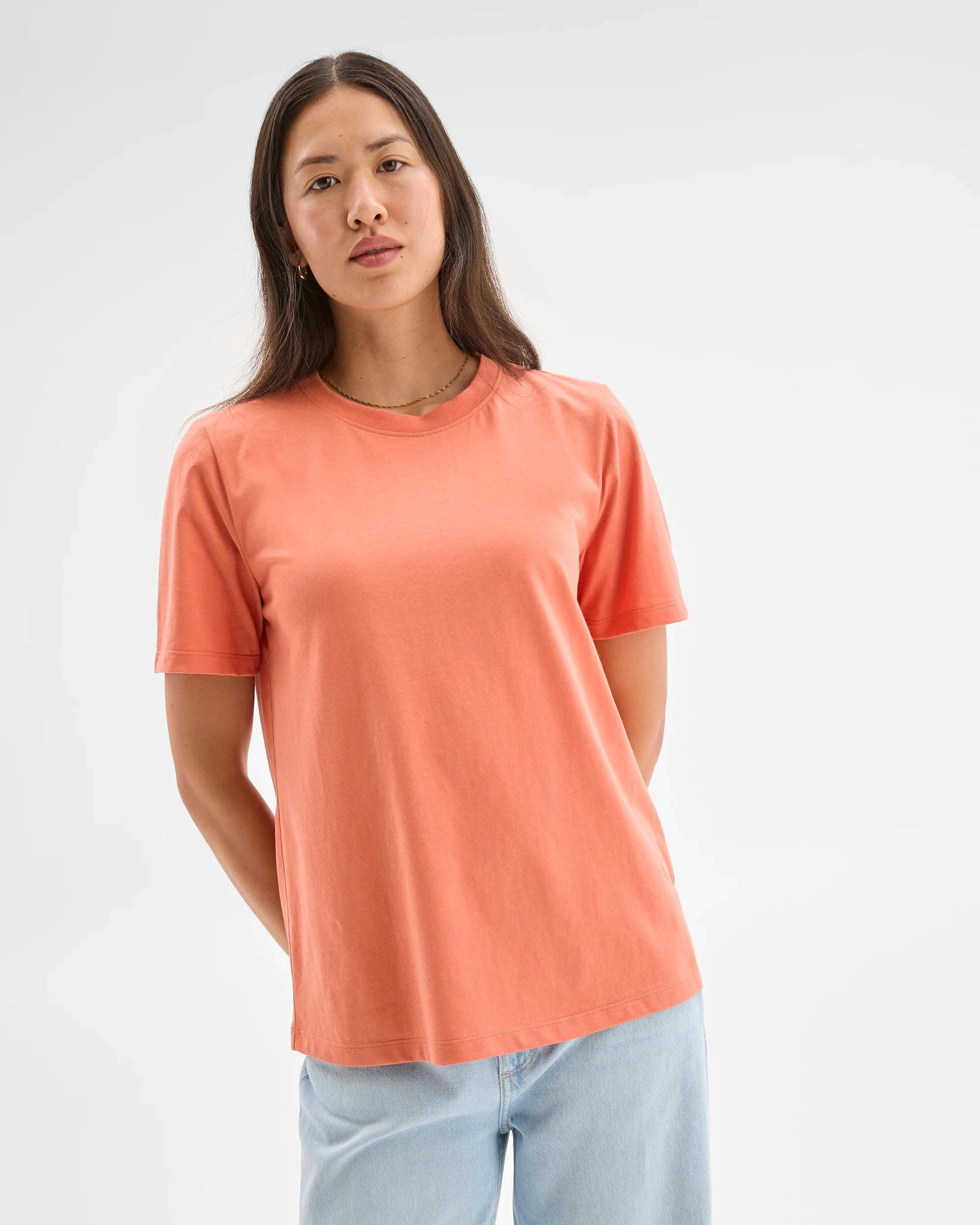 1 Target Woman Australian Cotton Classic T-Shirt PAPAYA, 1 of 5