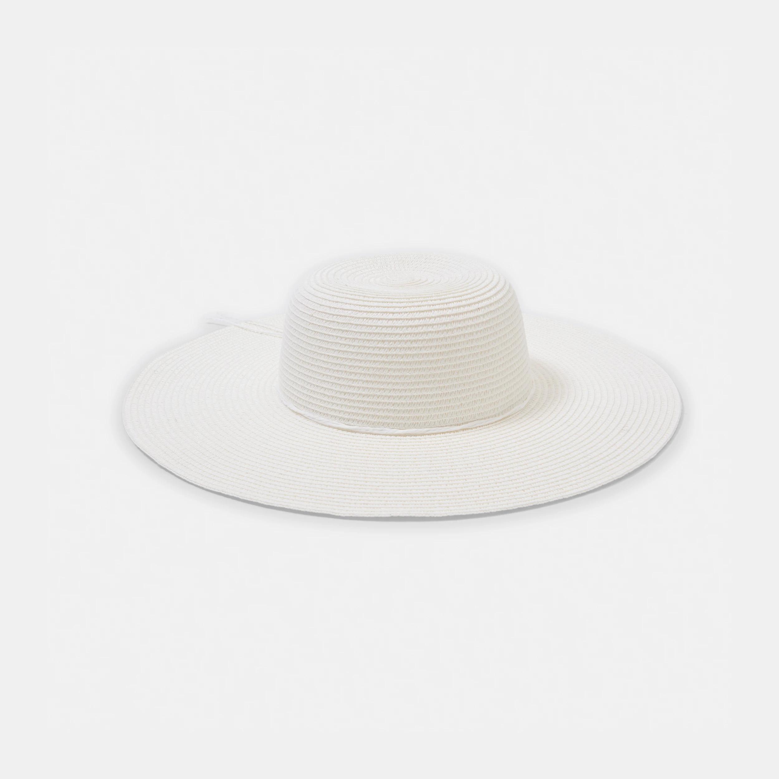 2 Basic Wide Brim Hat White, 2 of 3