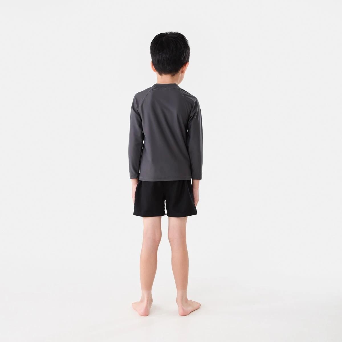 5 Plain Boardshorts BLACK, 5 of 5