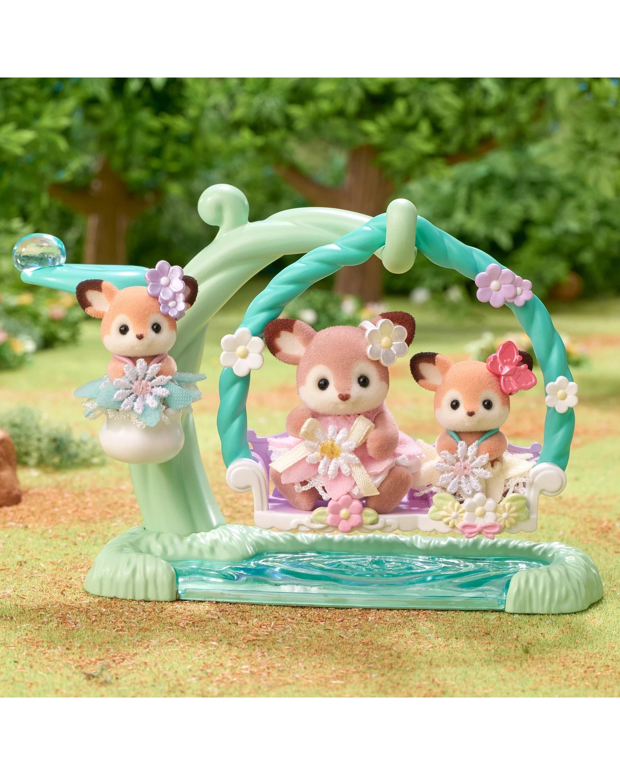 4 Sylvanian Families Floral Swing Set, 4 of 8
