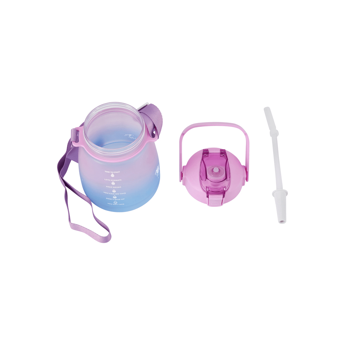 4 1.1L Pink Intake Drink Bottle with Handle, 4 of 6