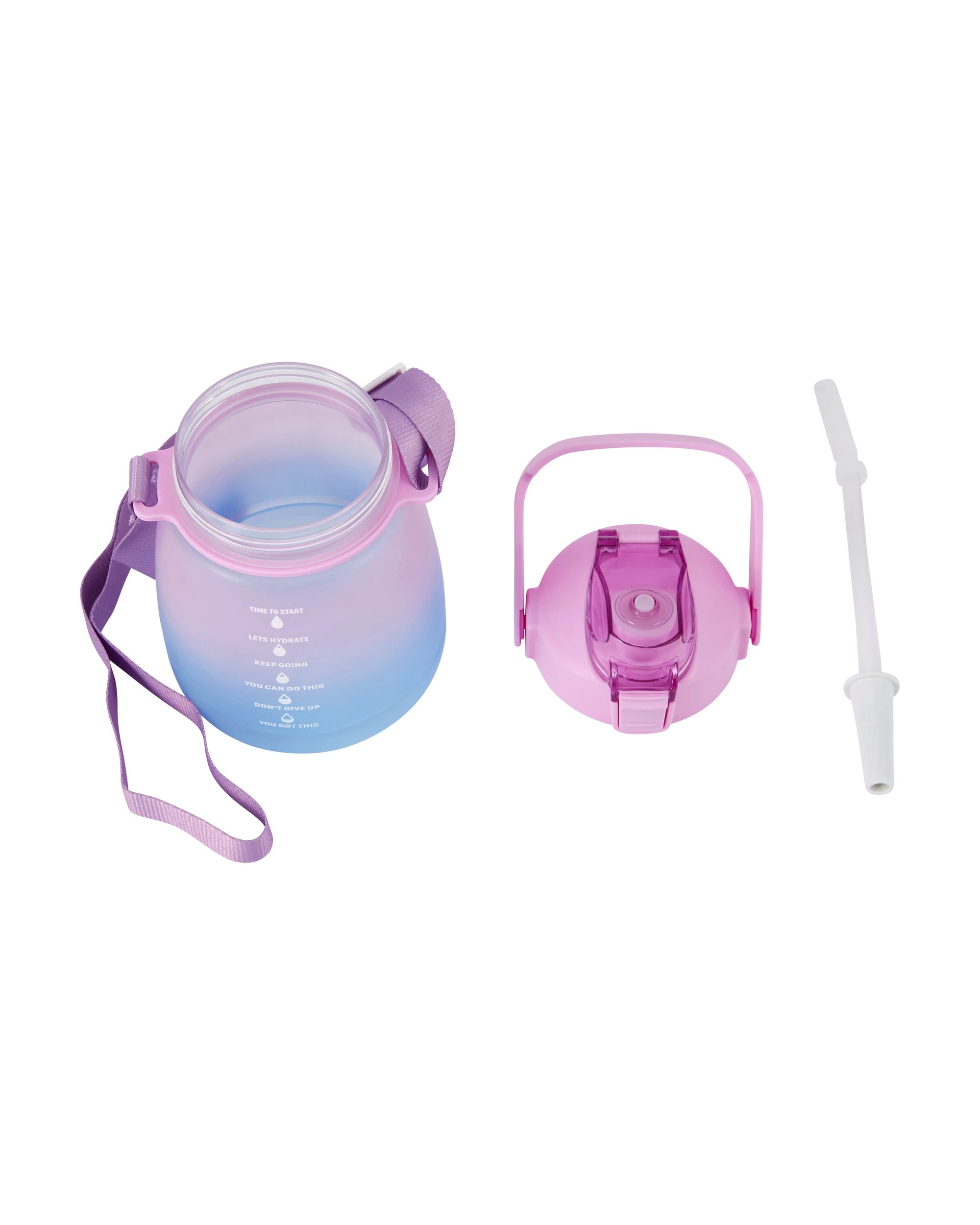 4 1.1L Pink Intake Drink Bottle with Handle, 4 of 6