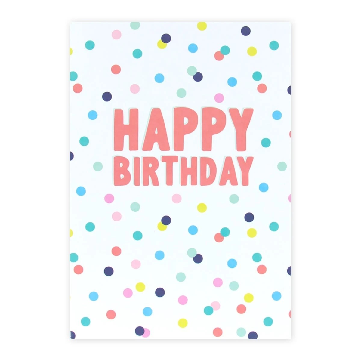 3 Connections from Hallmark Birthday Card - Colourful Confetti, 3 of 3