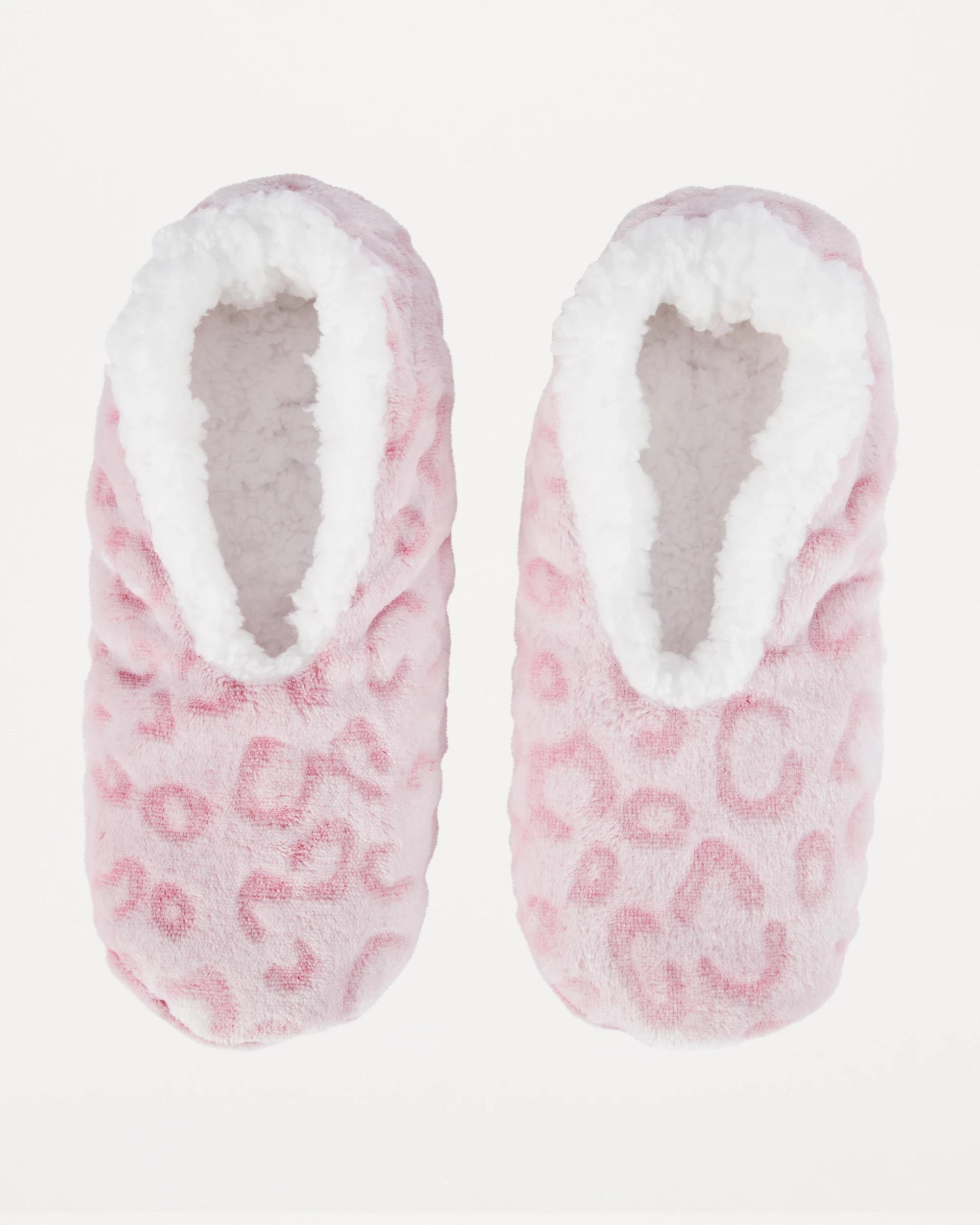 1 Plush Footlets Bllet Pink, 1 of 4