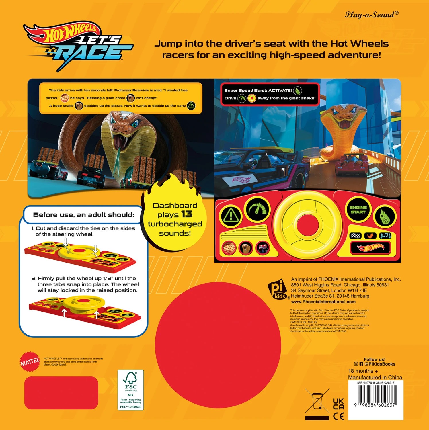 3 Hot Wheels Let's Race: Pizza to Go, Go, Go! - Sound Book, 3 of 5