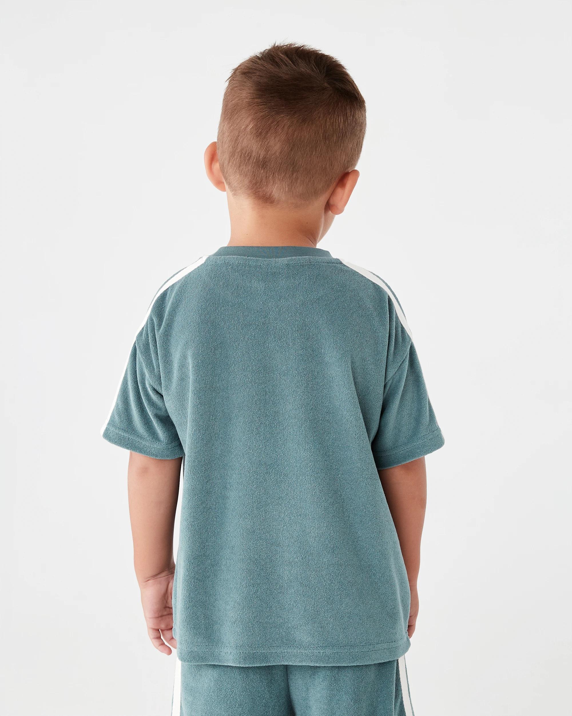 2 Terry Towelling T-shirt Gbln Blue, 2 of 7