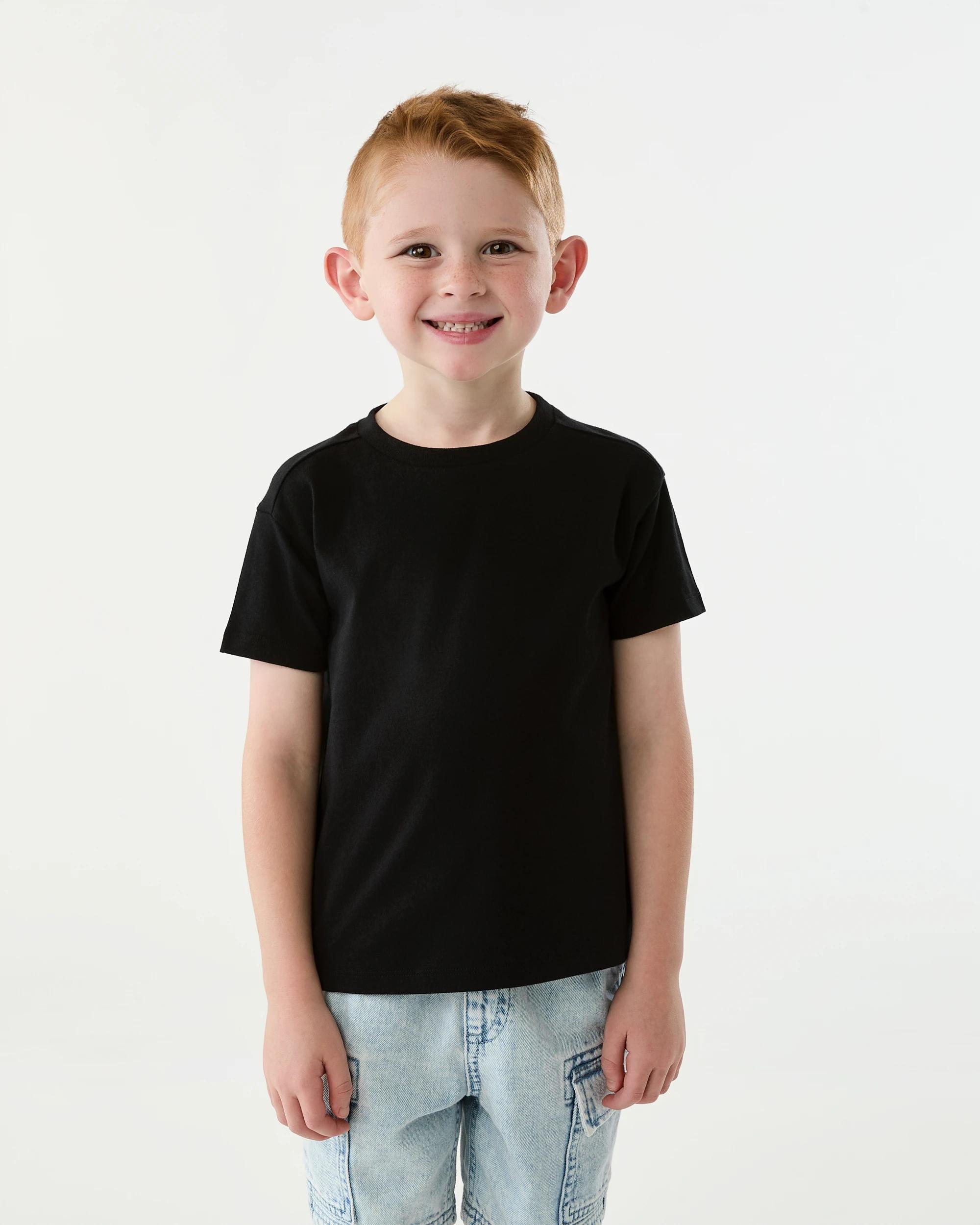1 Plain T-shirt Black, 1 of 6