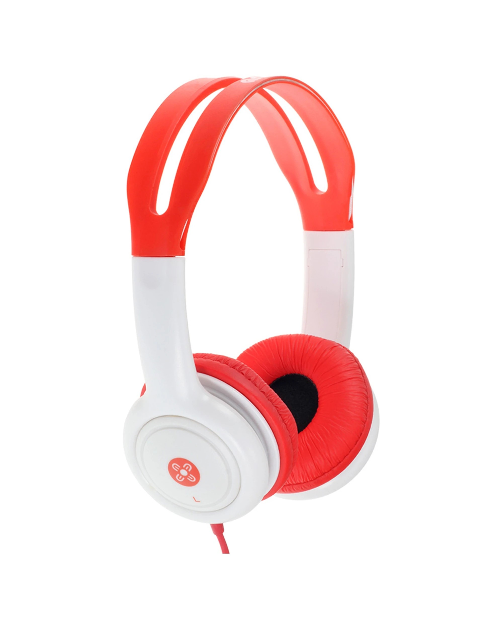 1 Moki Volume Limited Kids Headphones Single Cable - Red, 1 of 1