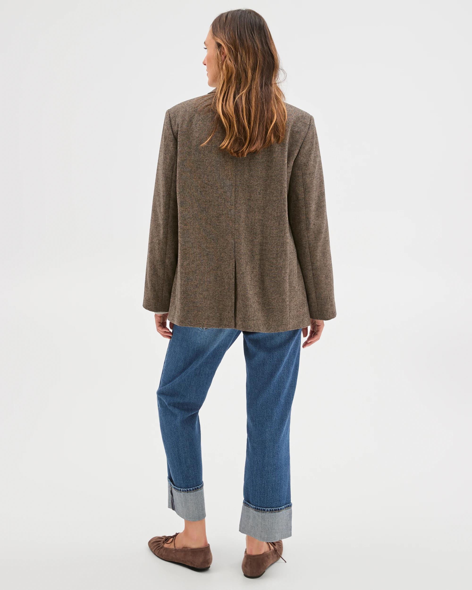 4 Target Woman Oversized Tweed Blazer TWEED, 4 of 8