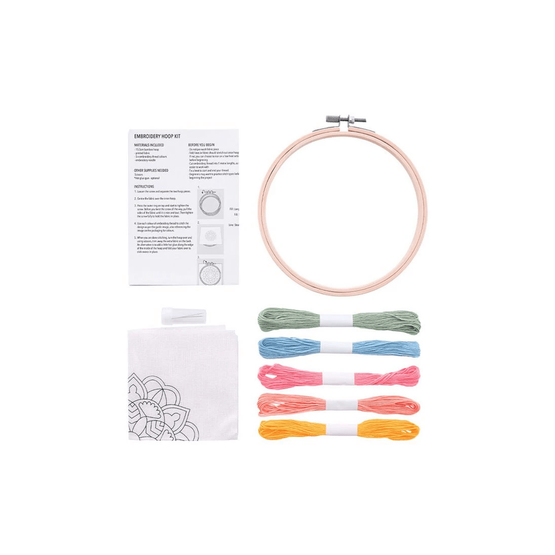 3 Born Embroidery Kit Mandala, 3 of 3