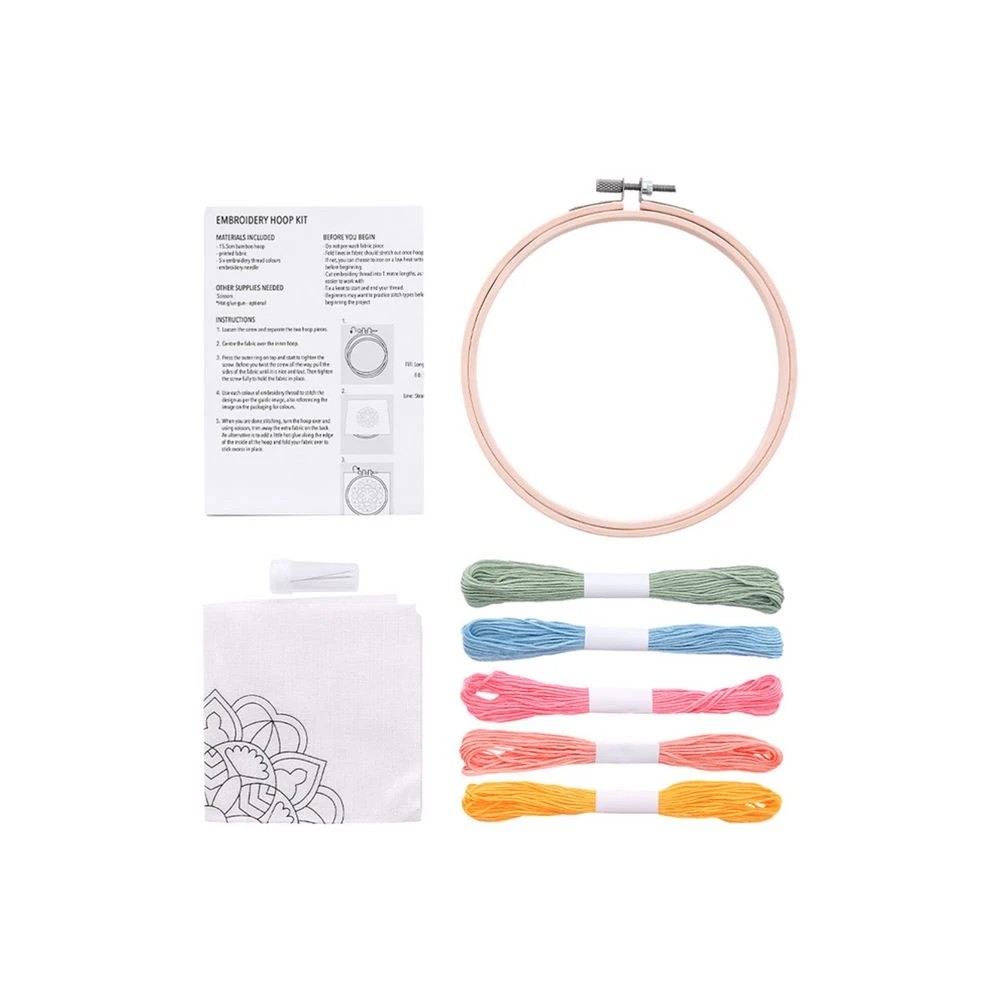 3 Born Embroidery Kit Mandala, 3 of 3