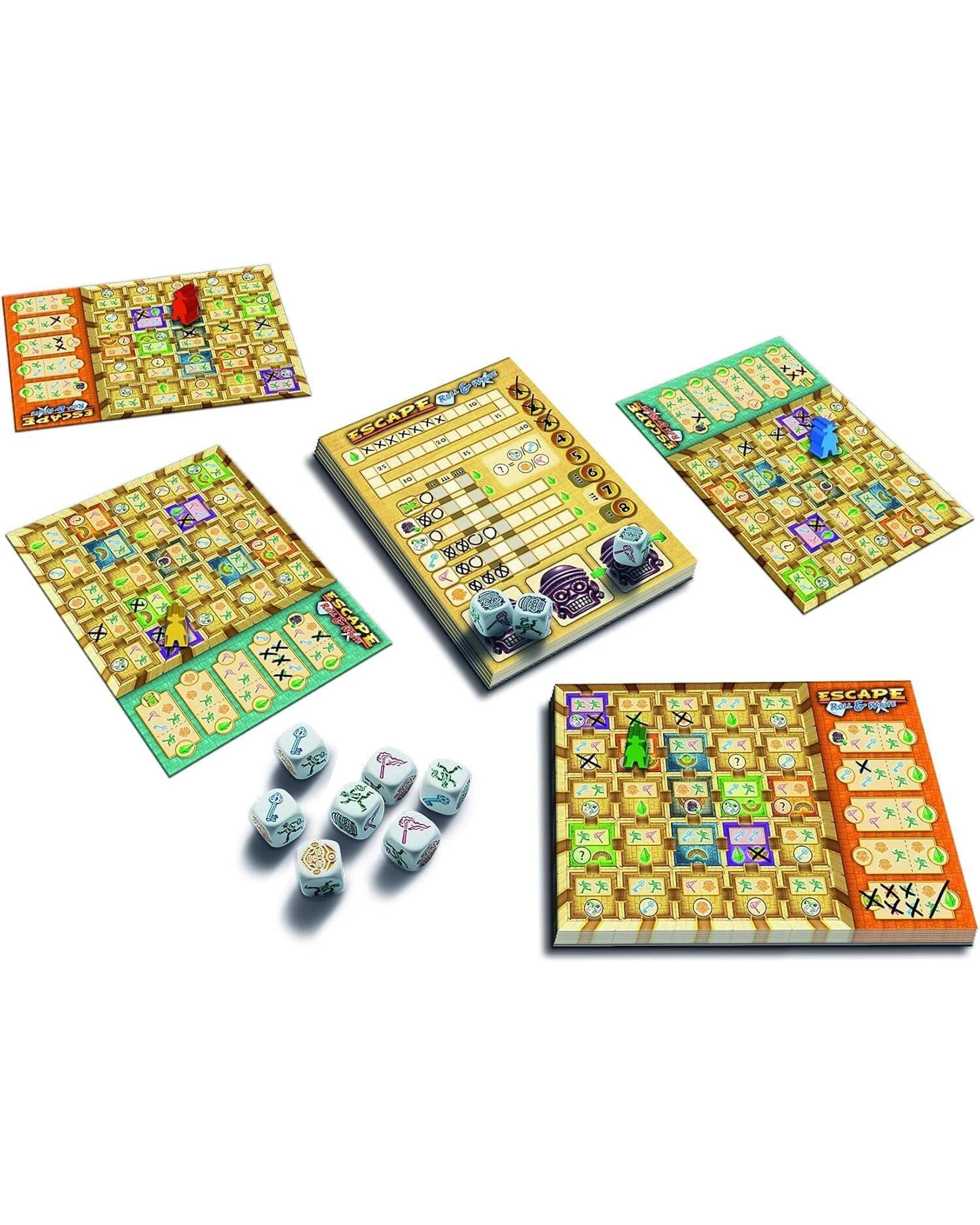 2 Escape Roll and Write Dice Game, 2 of 3