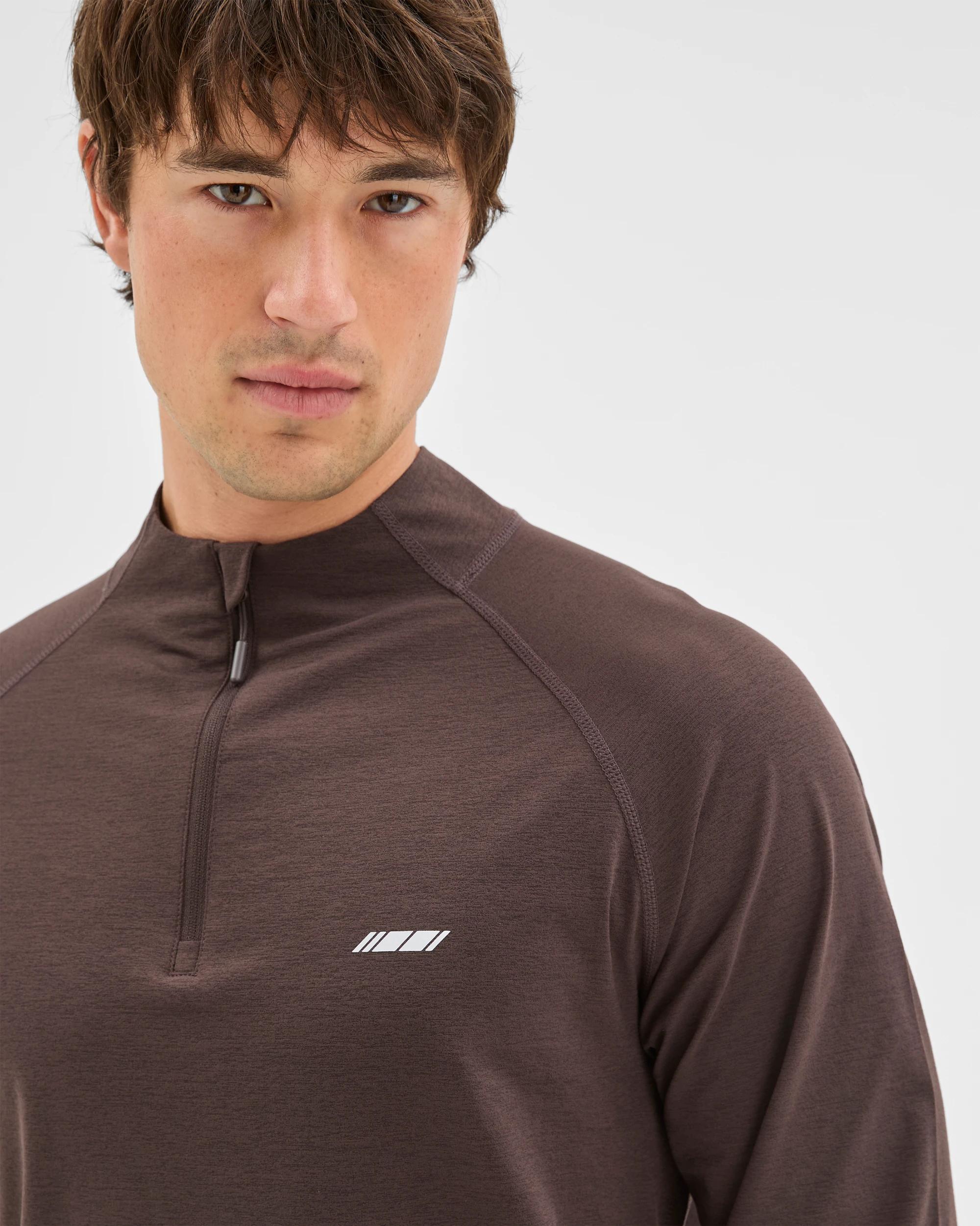 5 Target Active 1/2 Zip Jumper CHOCOLATE, 5 of 6
