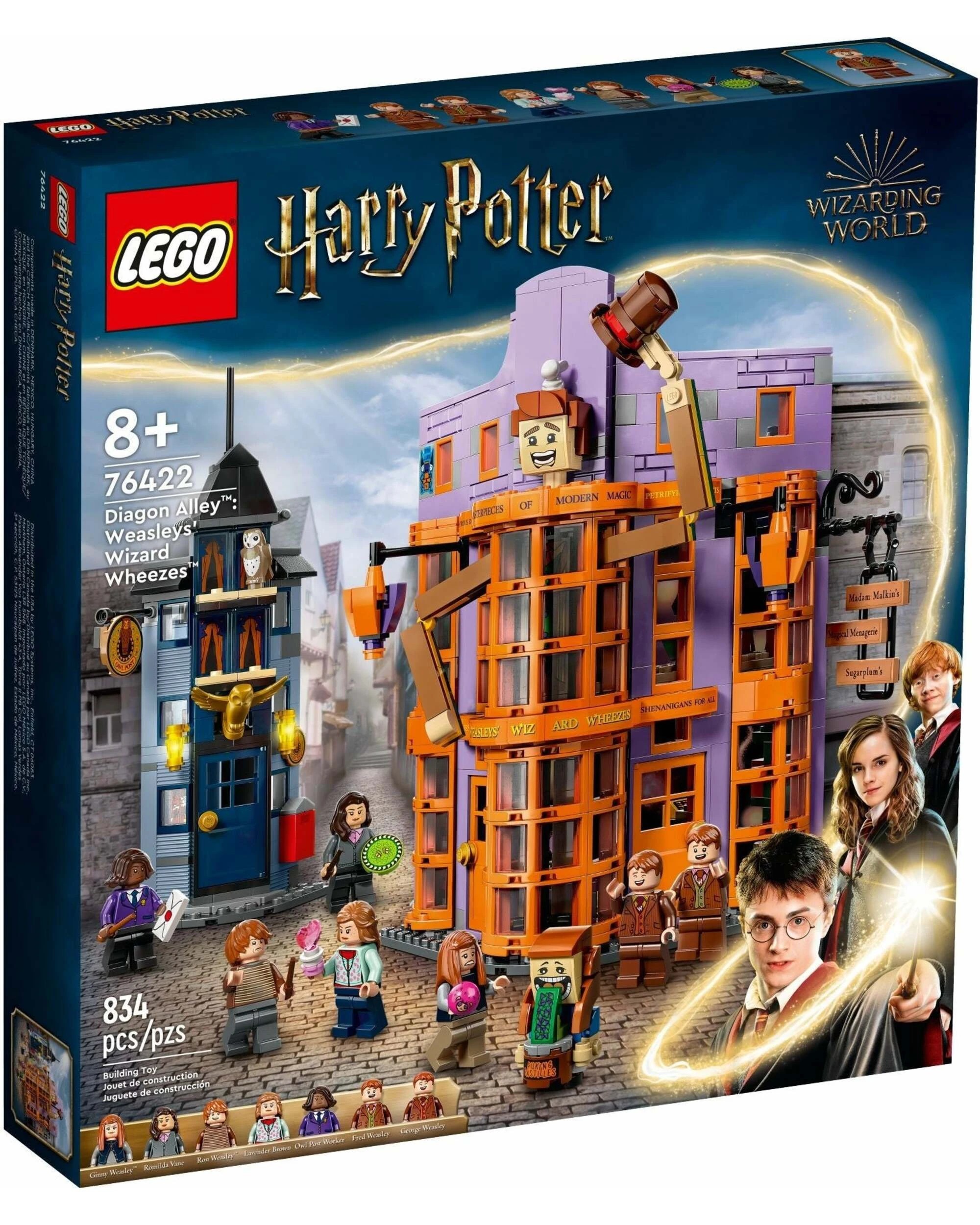 1 LEGO Harry Potter Series 76422 Diagon Alley: Weasleys' Wizard Wheezes, 1 of 3