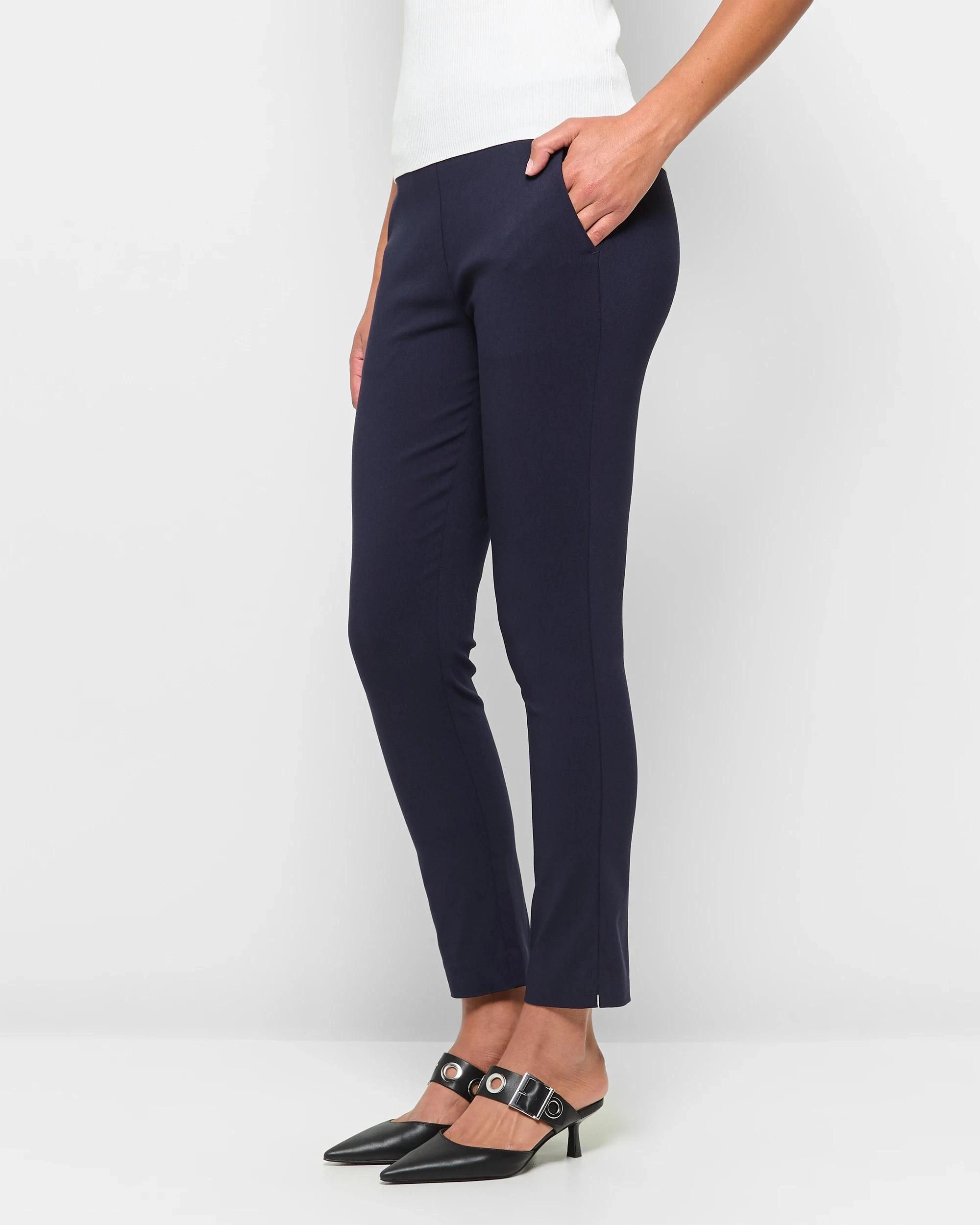 3 Preview Carrie Bengaline Ankle Length Pants CLASSIC NAVY, 3 of 5