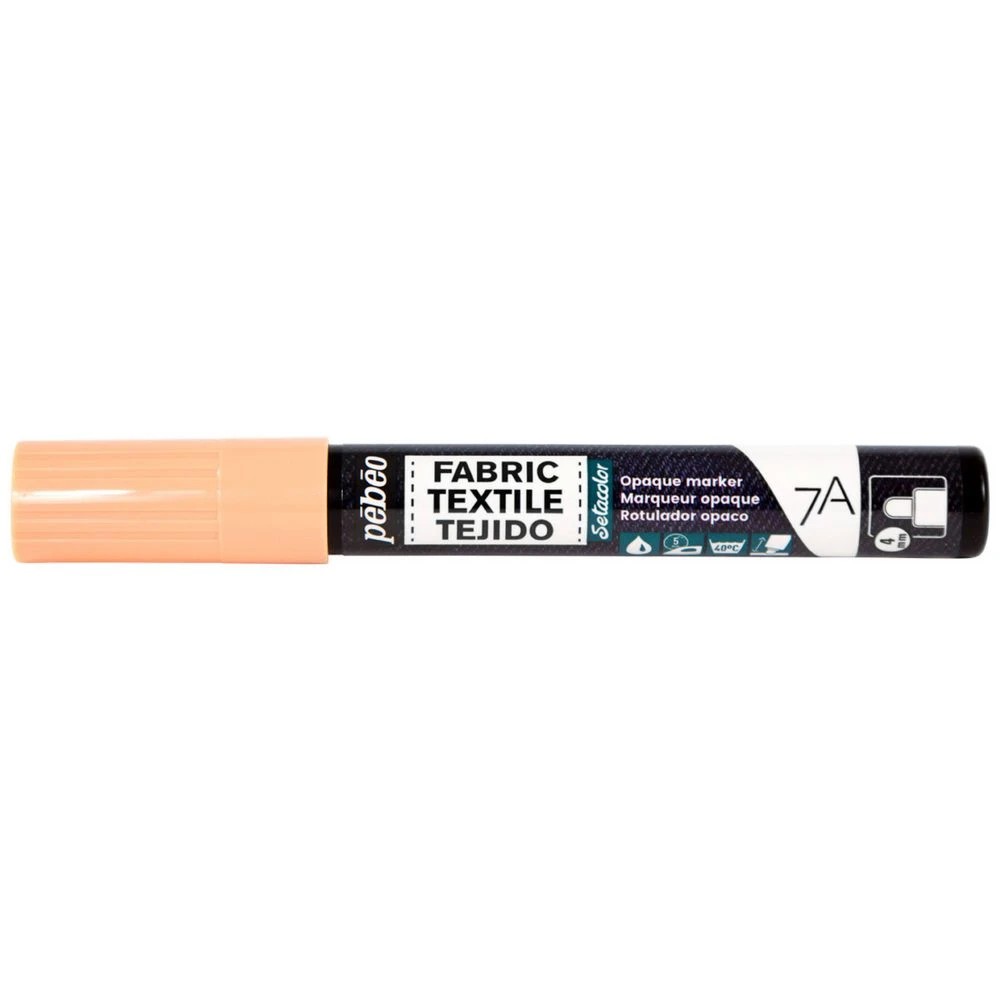 1 Pebeo 7A Opaque Marker 4mm Pastel Orange, 1 of 2