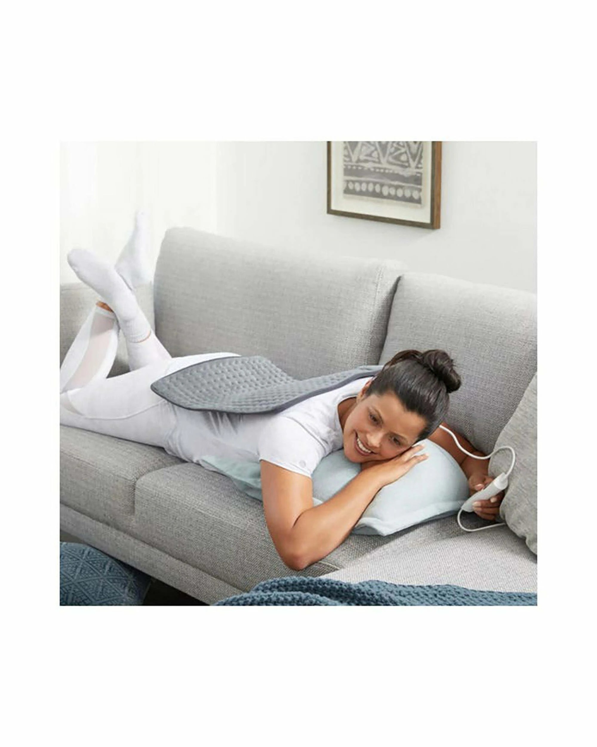 4 Sunbeam Multipurpose Heating Pad - XL - GREY, 4 of 5