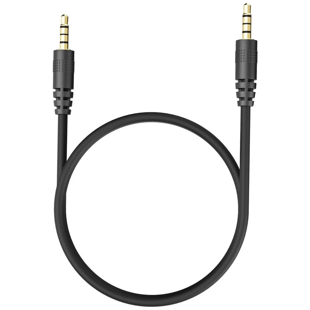 1 Cygnett FreePlay Silicone 3.5mm AUX Cable 1m Black, 1 of 5