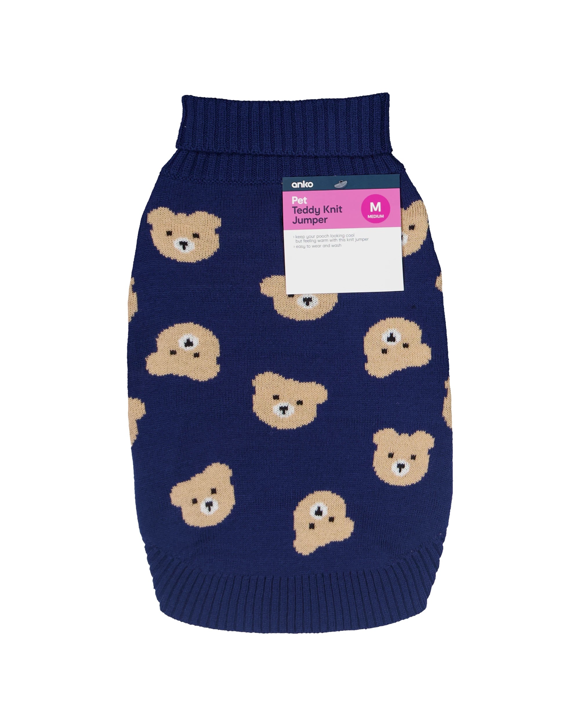 9 Pet Teddy Knit Jumper - Medium, 9 of 9