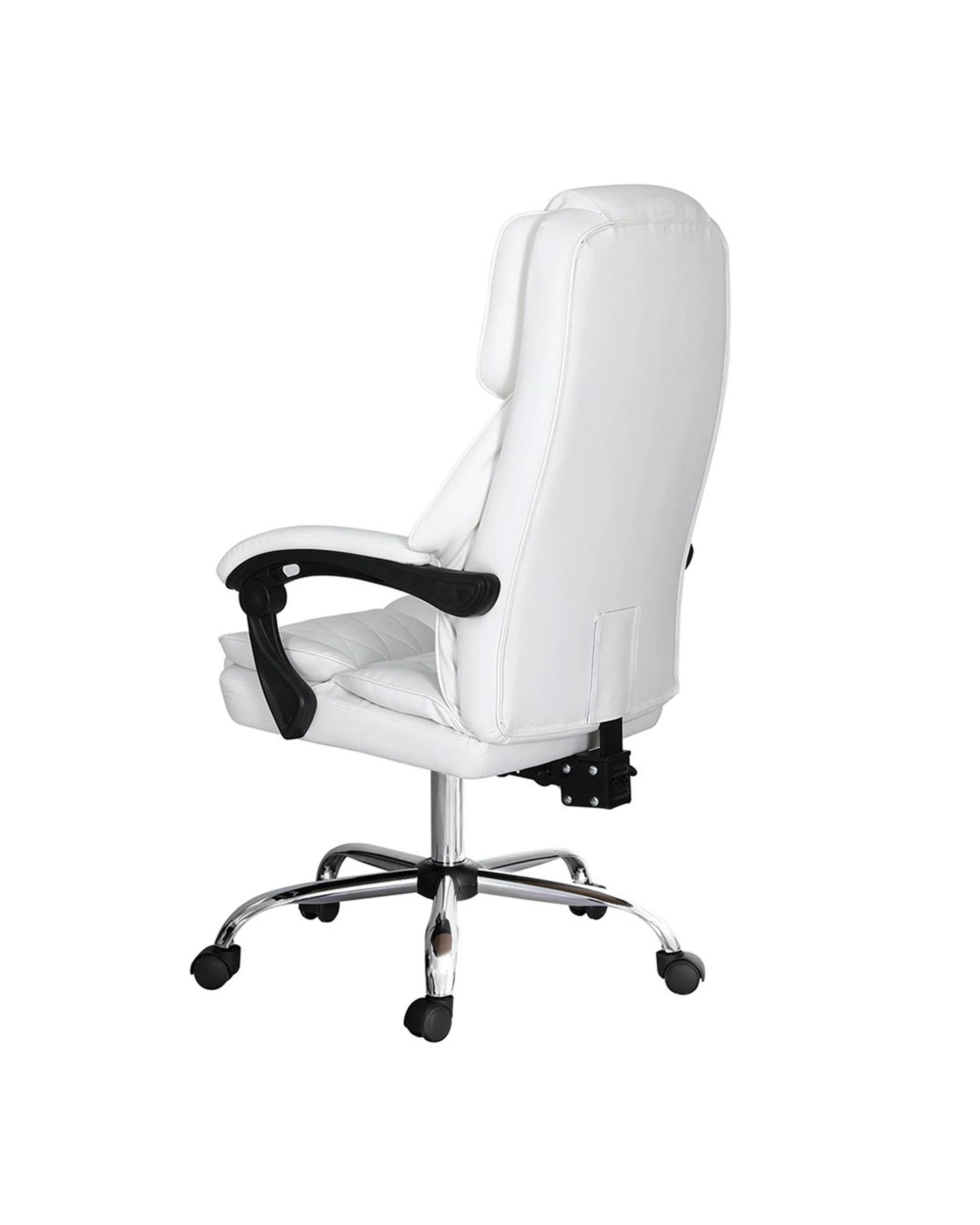 3 Artiss Executive Office Chair Leather Recliner
 - White, 3 of 3