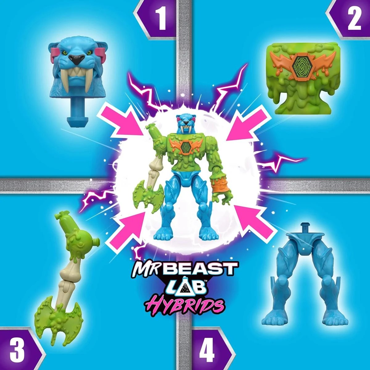 5 MrBeast Lab Hybrids: Hybrid Pack - Assorted, 5 of 10